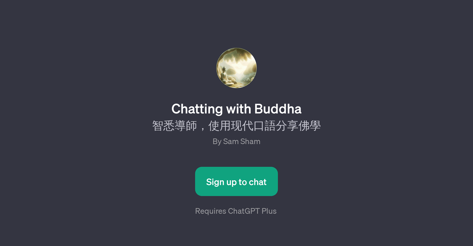 Chatting with Buddha