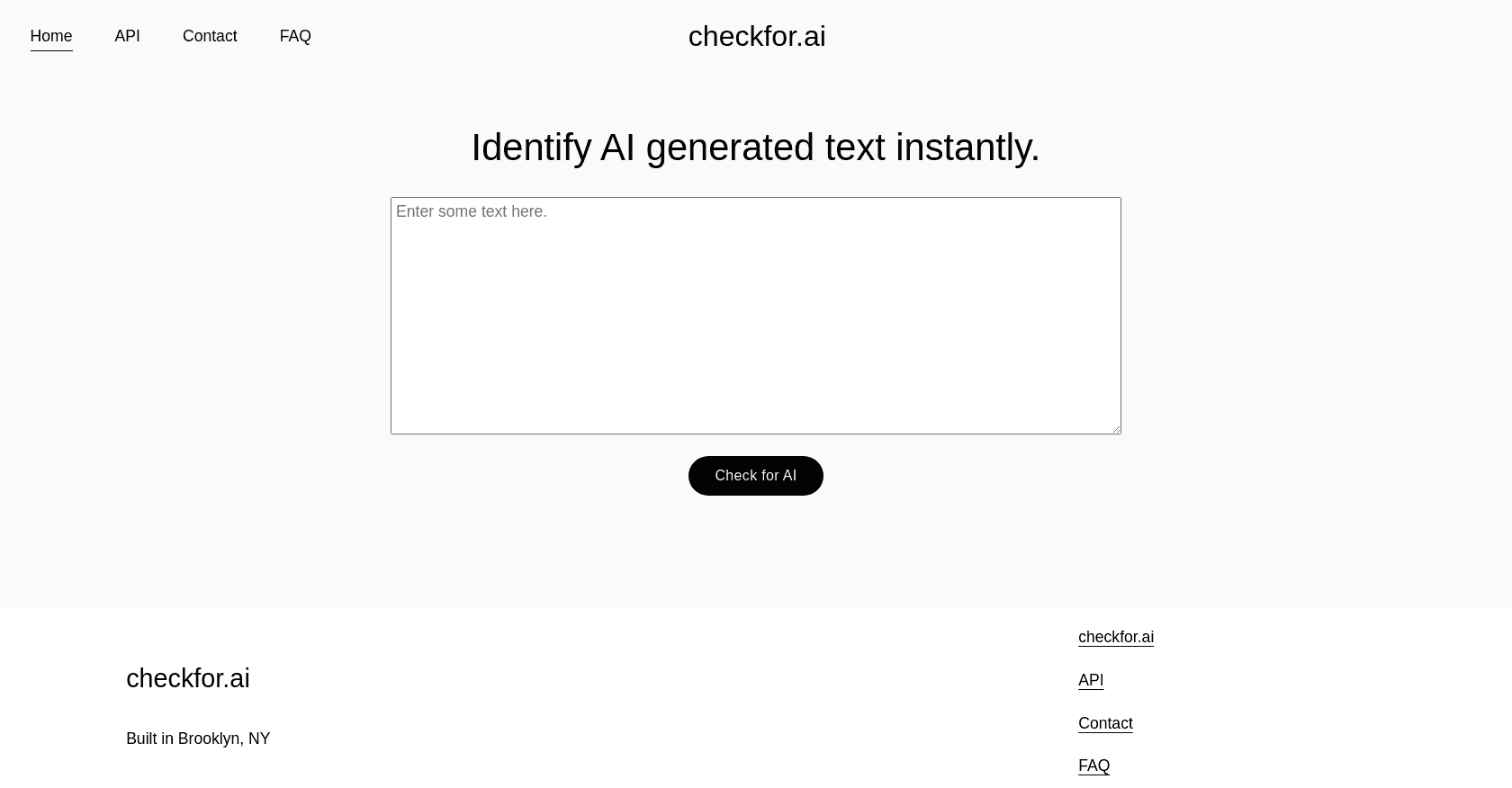 Checkfor