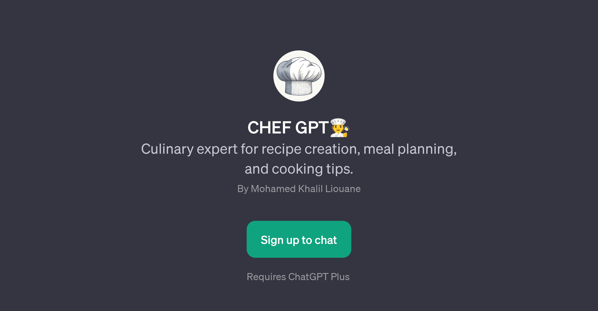 CHEF GPT