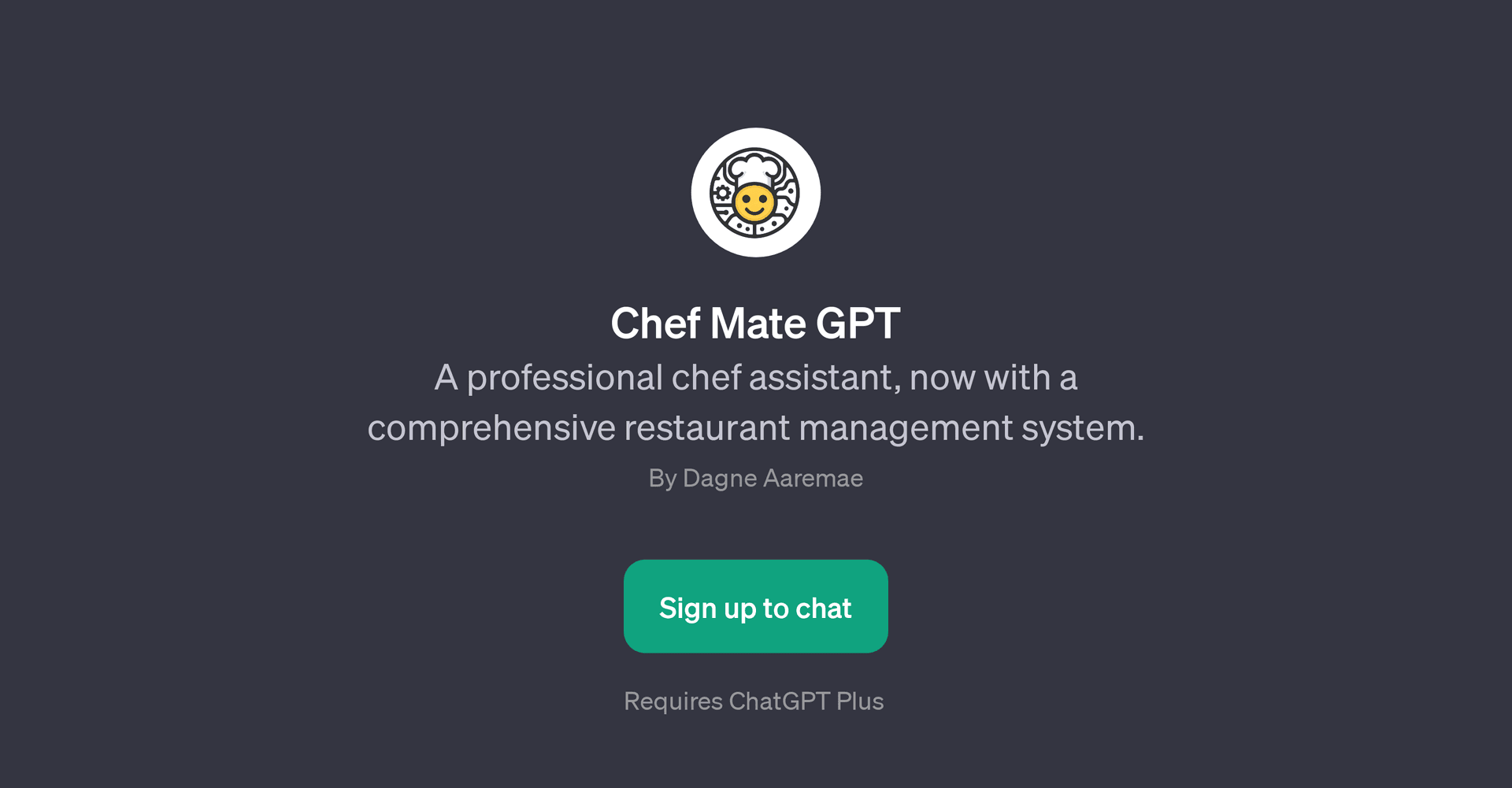Chef Mate GPT