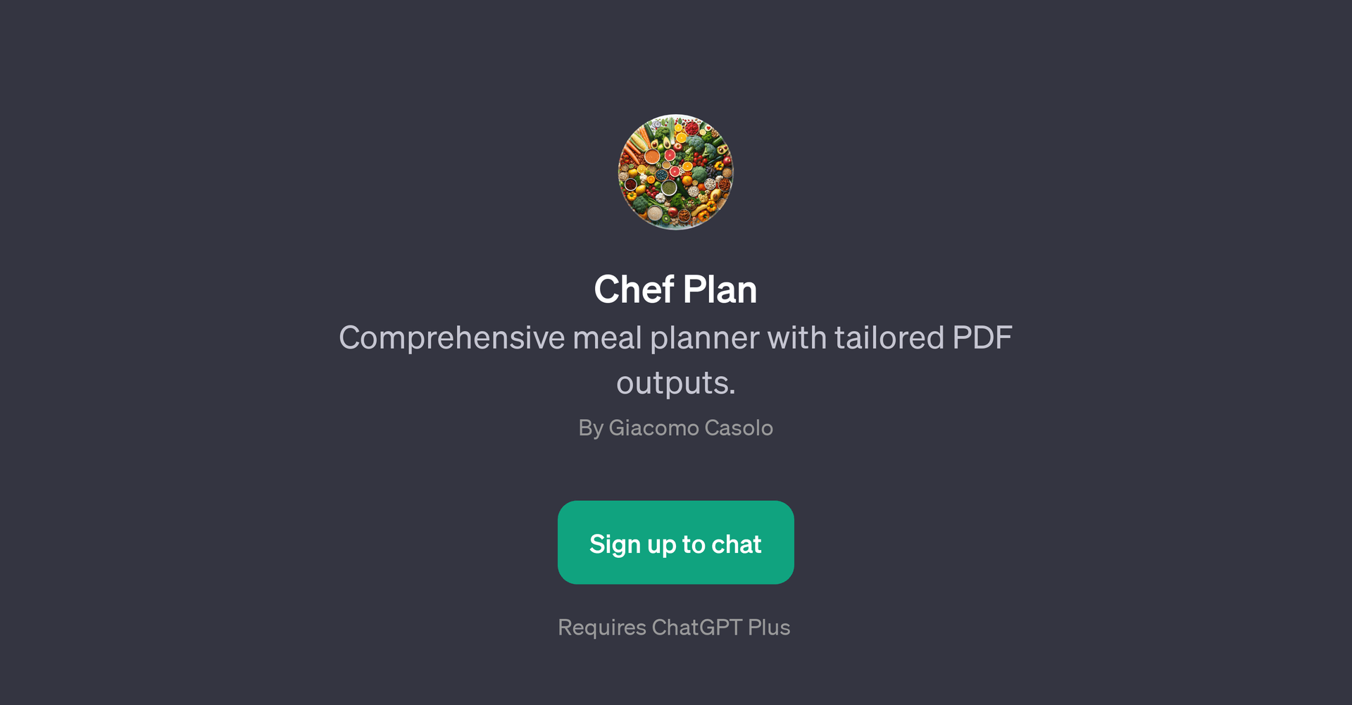 Chef Plan
