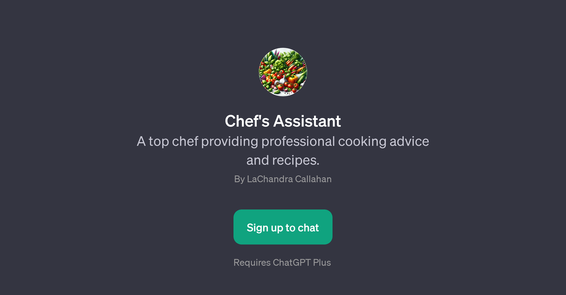 Chef's Assistant
