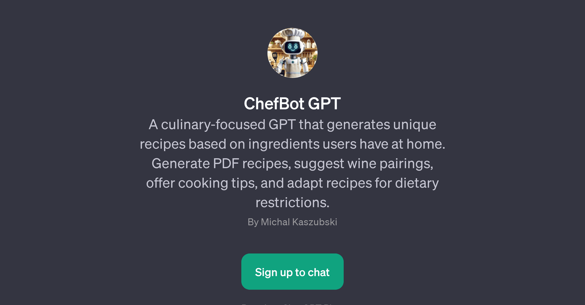 ChefBot GPT