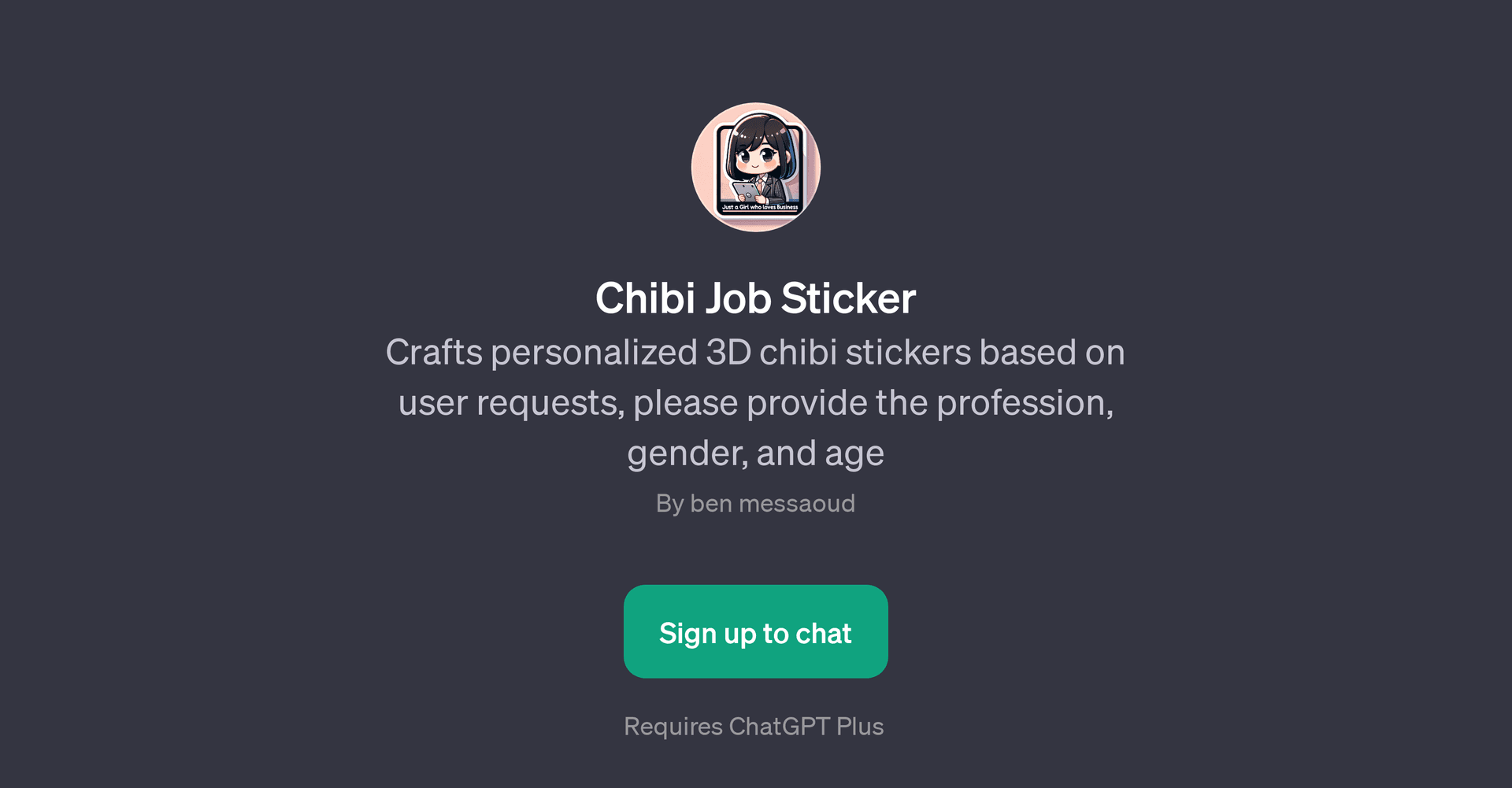 Chibi Job Sticker