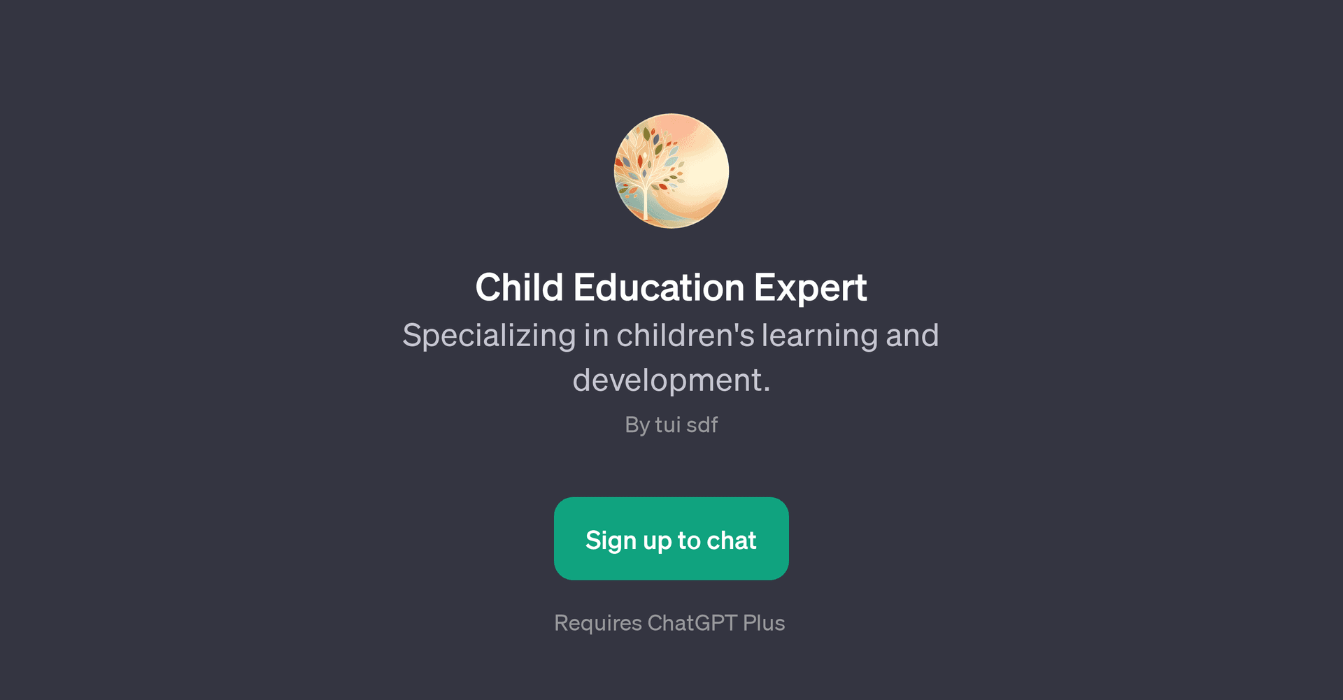 Child Education Expert