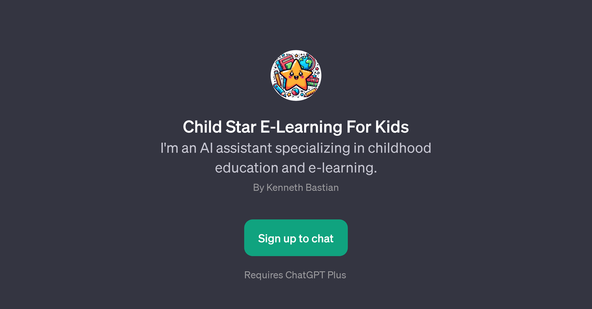 Child Star E-Learning For Kids