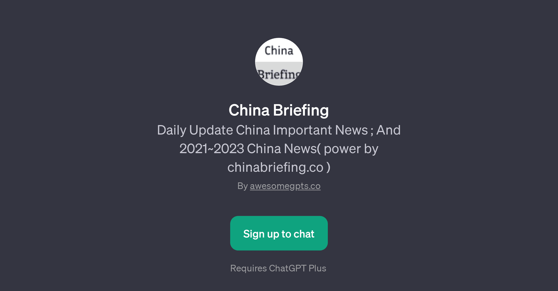 China Briefing