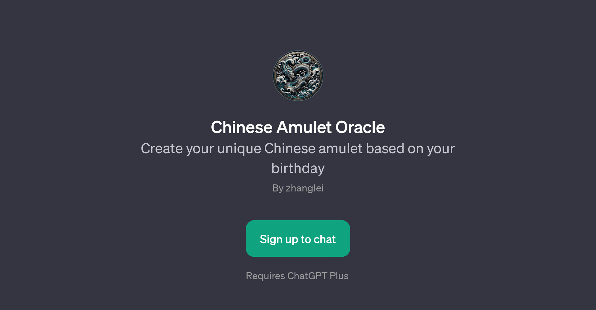 Chinese Amulet Oracle