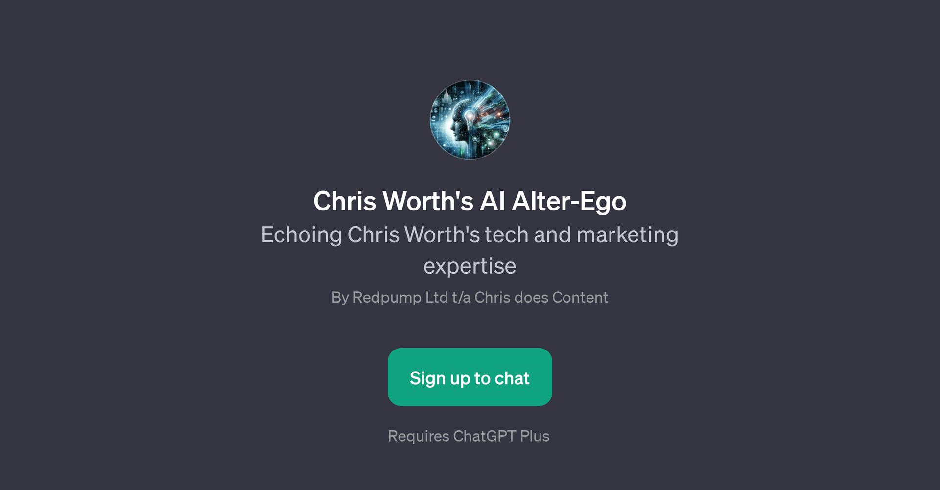 Chris Worth's AI Alter-Ego