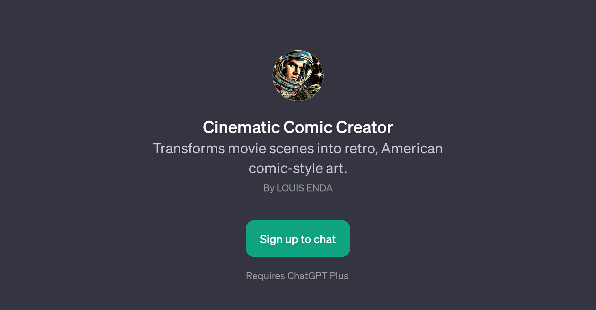 Cinematic Comic Creator