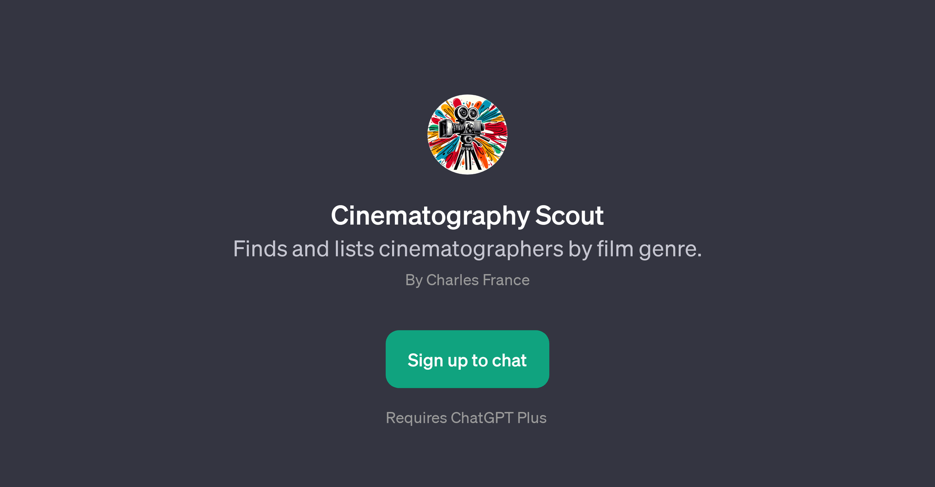 Cinematography Scout
