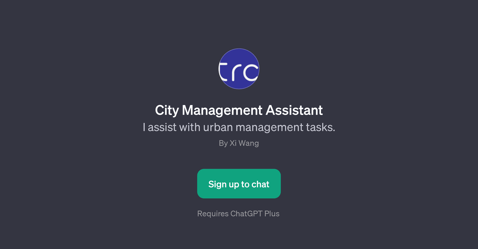 City Management Assistant