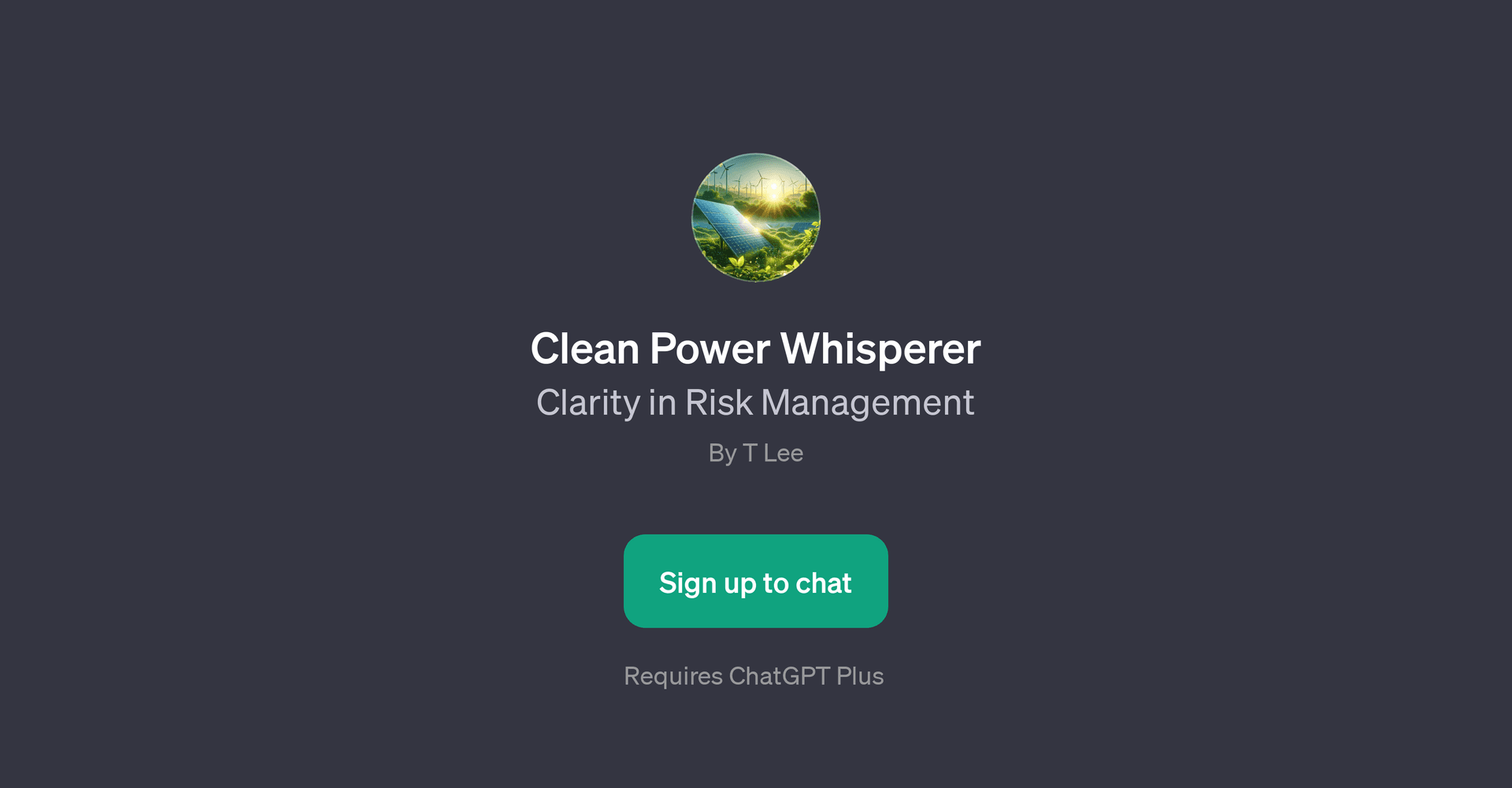 Clean Power Whisperer