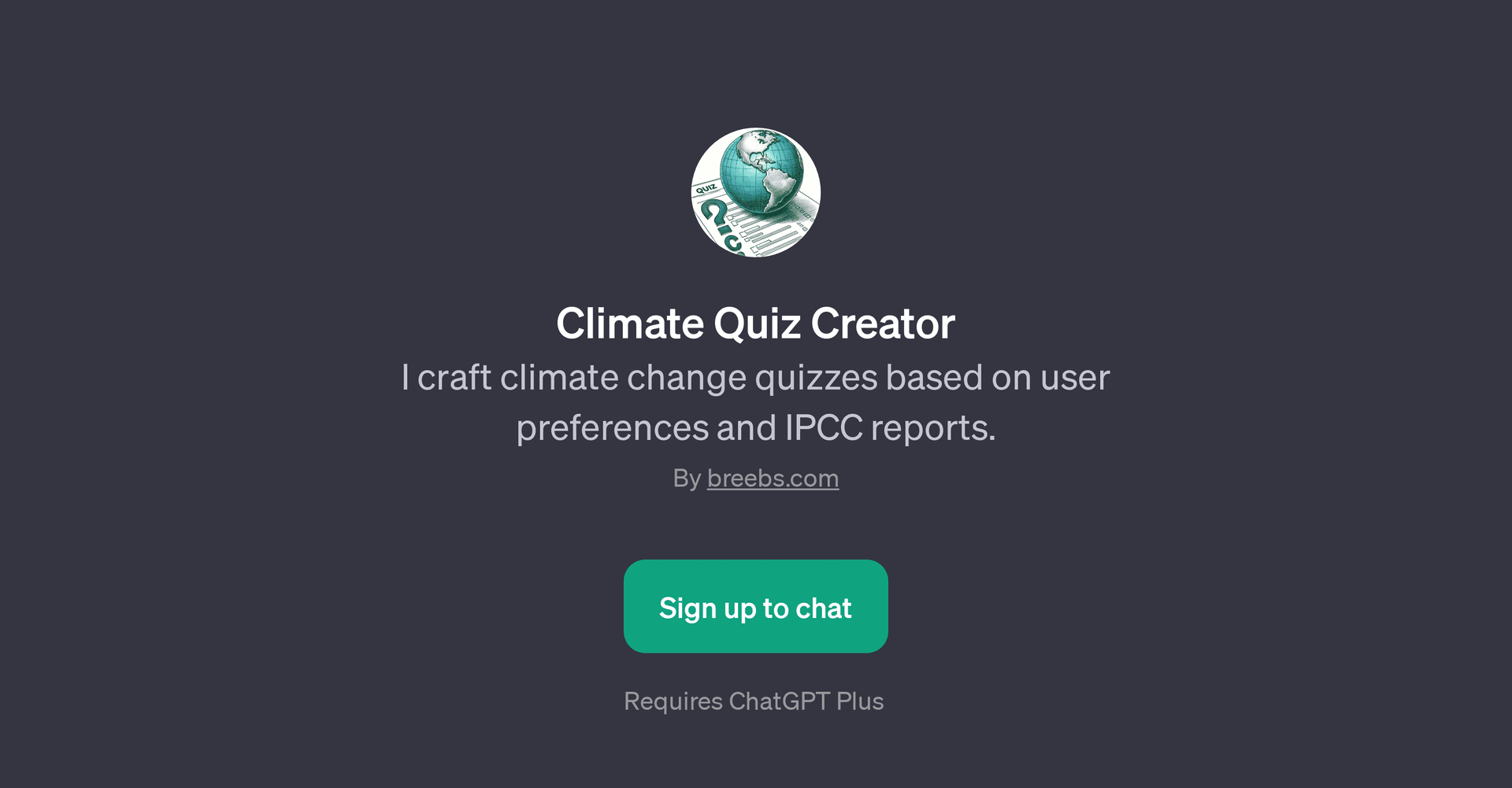 Climate Quiz Creator