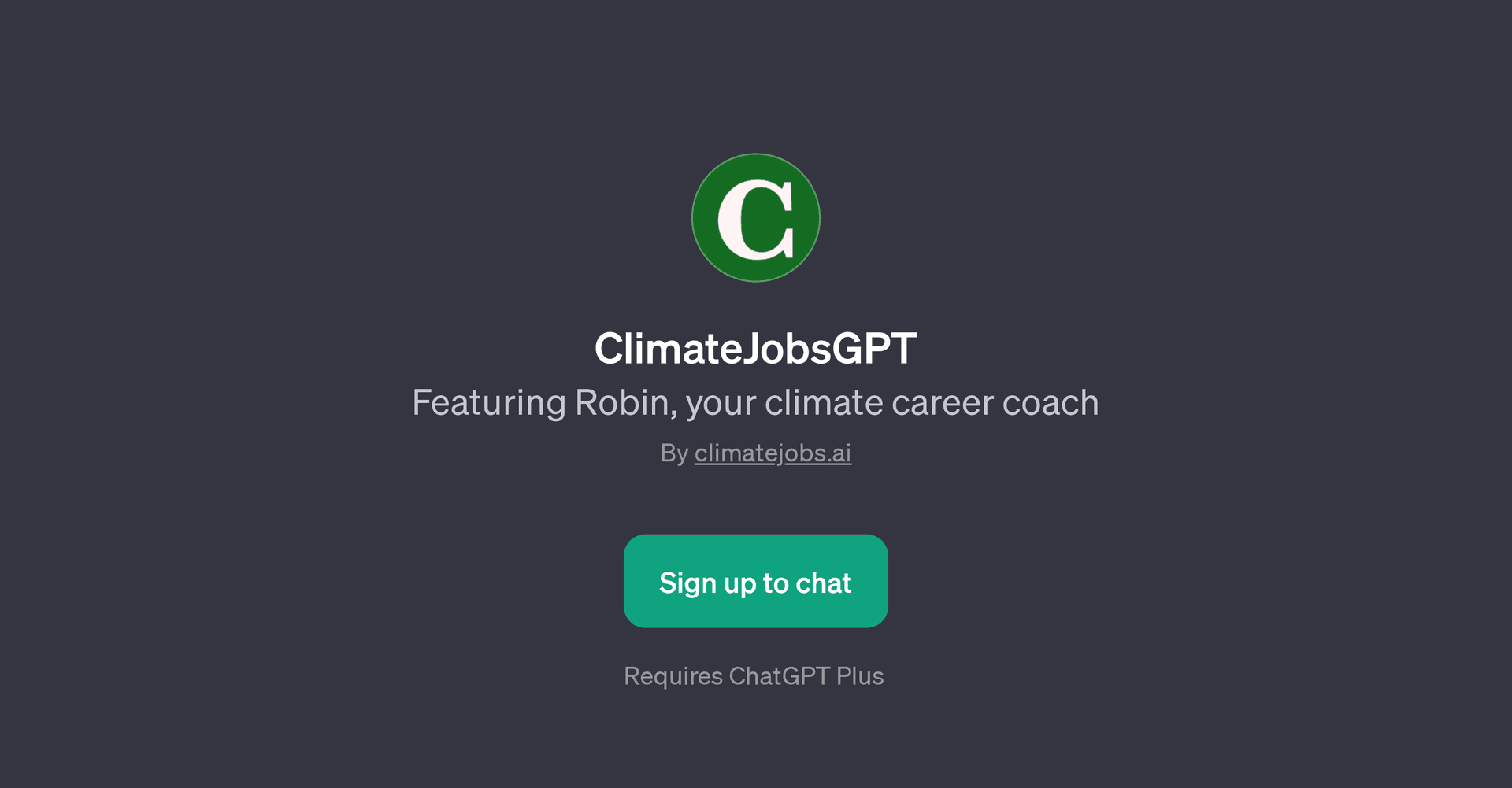 ClimateJobsGPT
