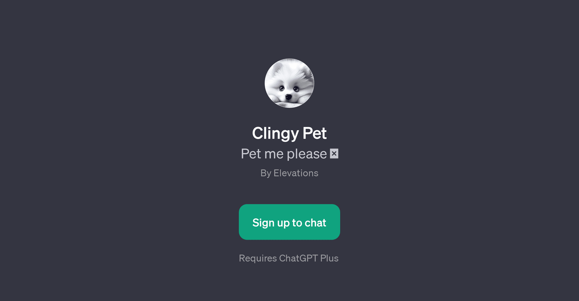 Clingy Pet