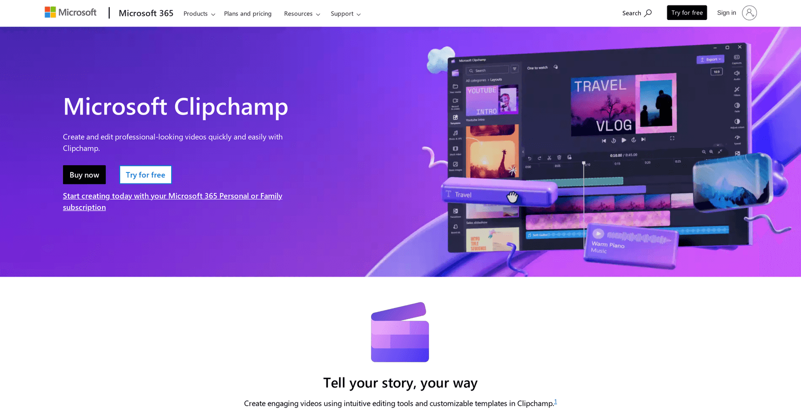 Clipchamp Video Editor