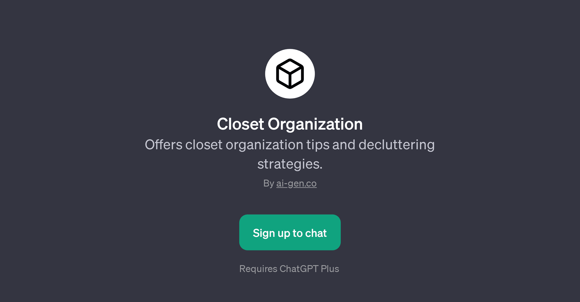 Closet Organization