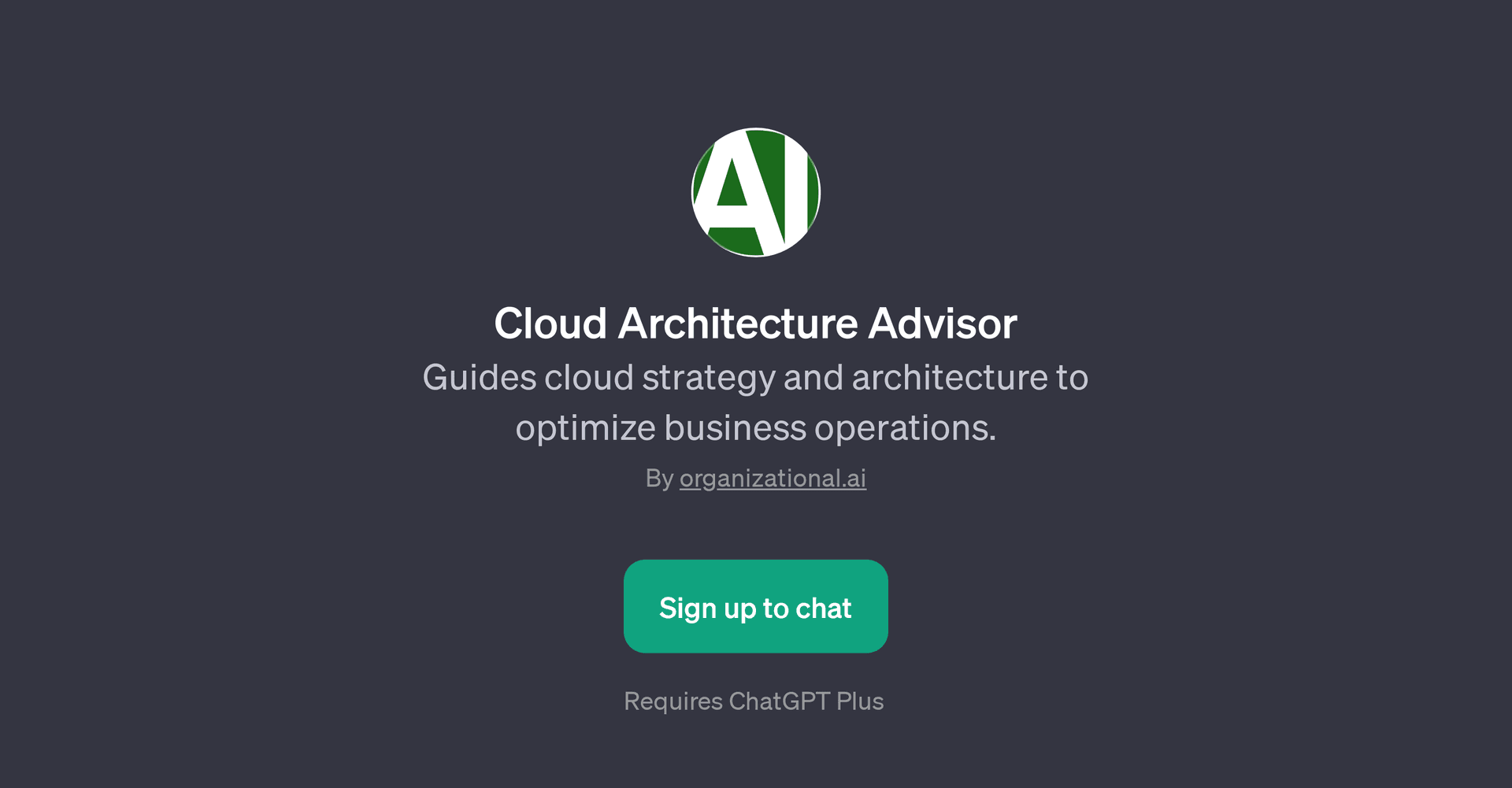Cloud Architecture Advisor