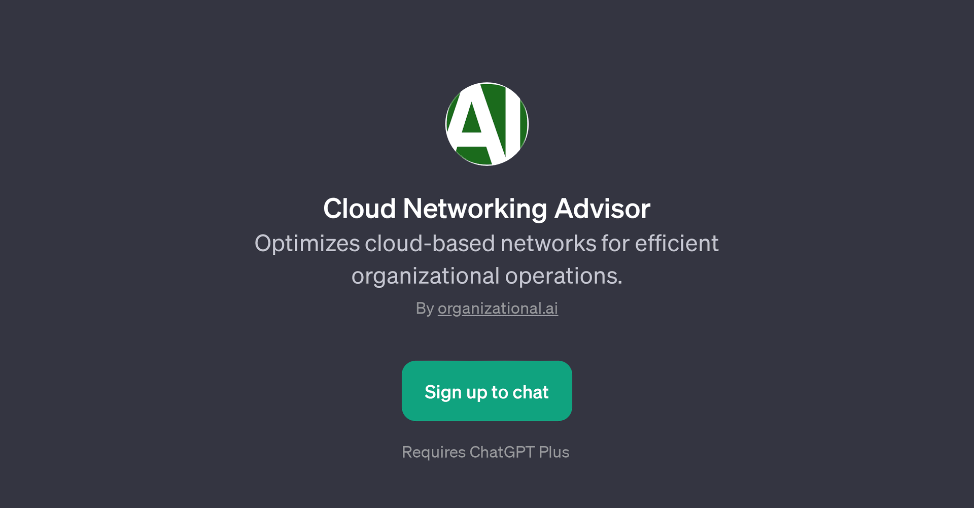Cloud Networking Advisor