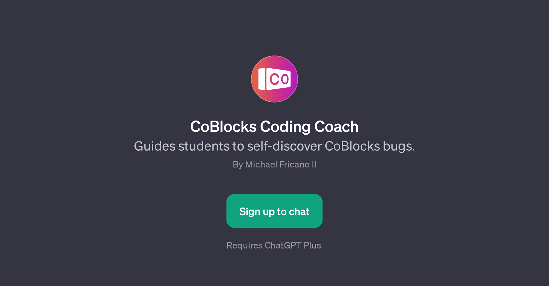 CoBlocks Coding Coach