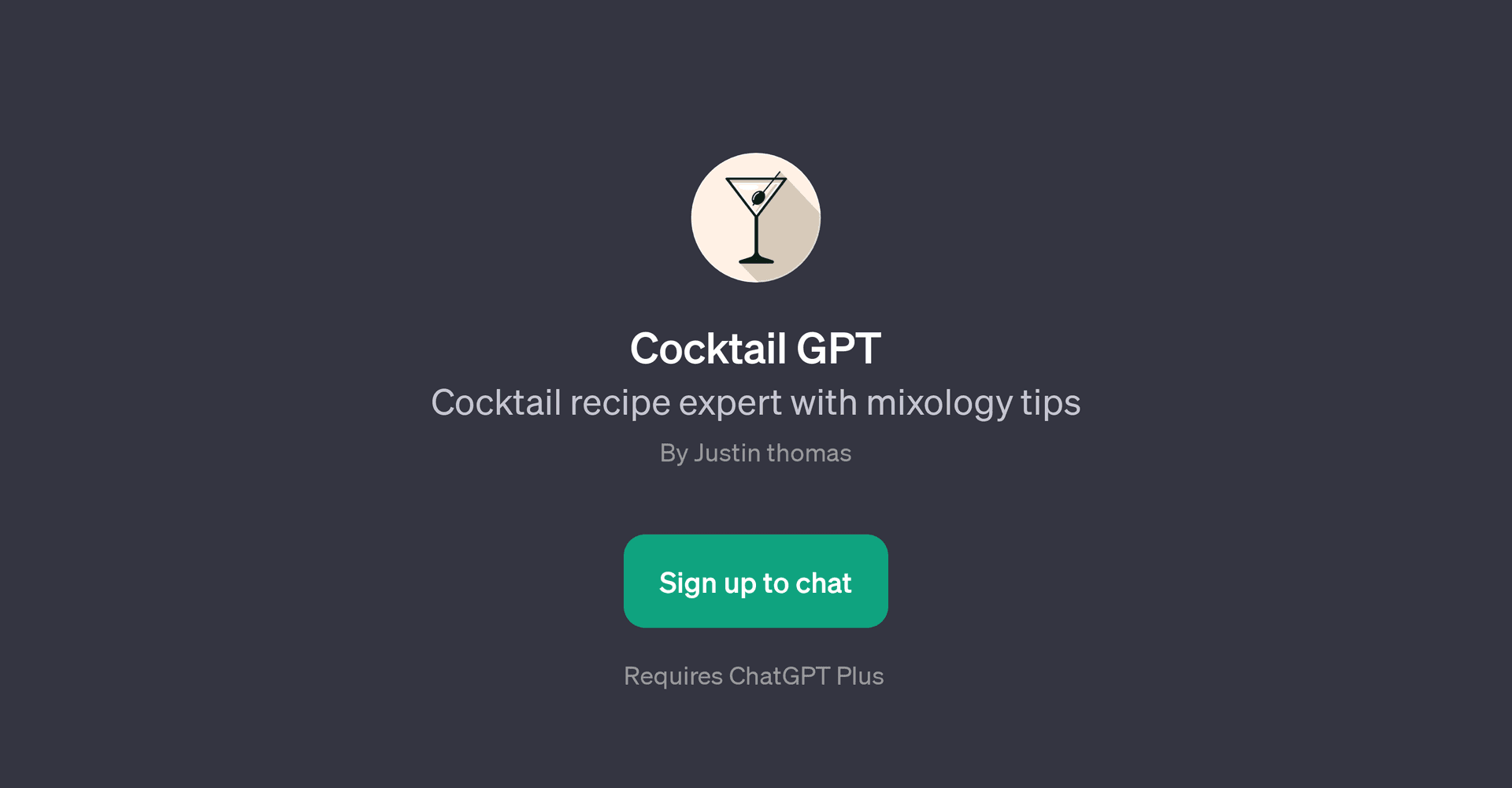 Cocktail GPT