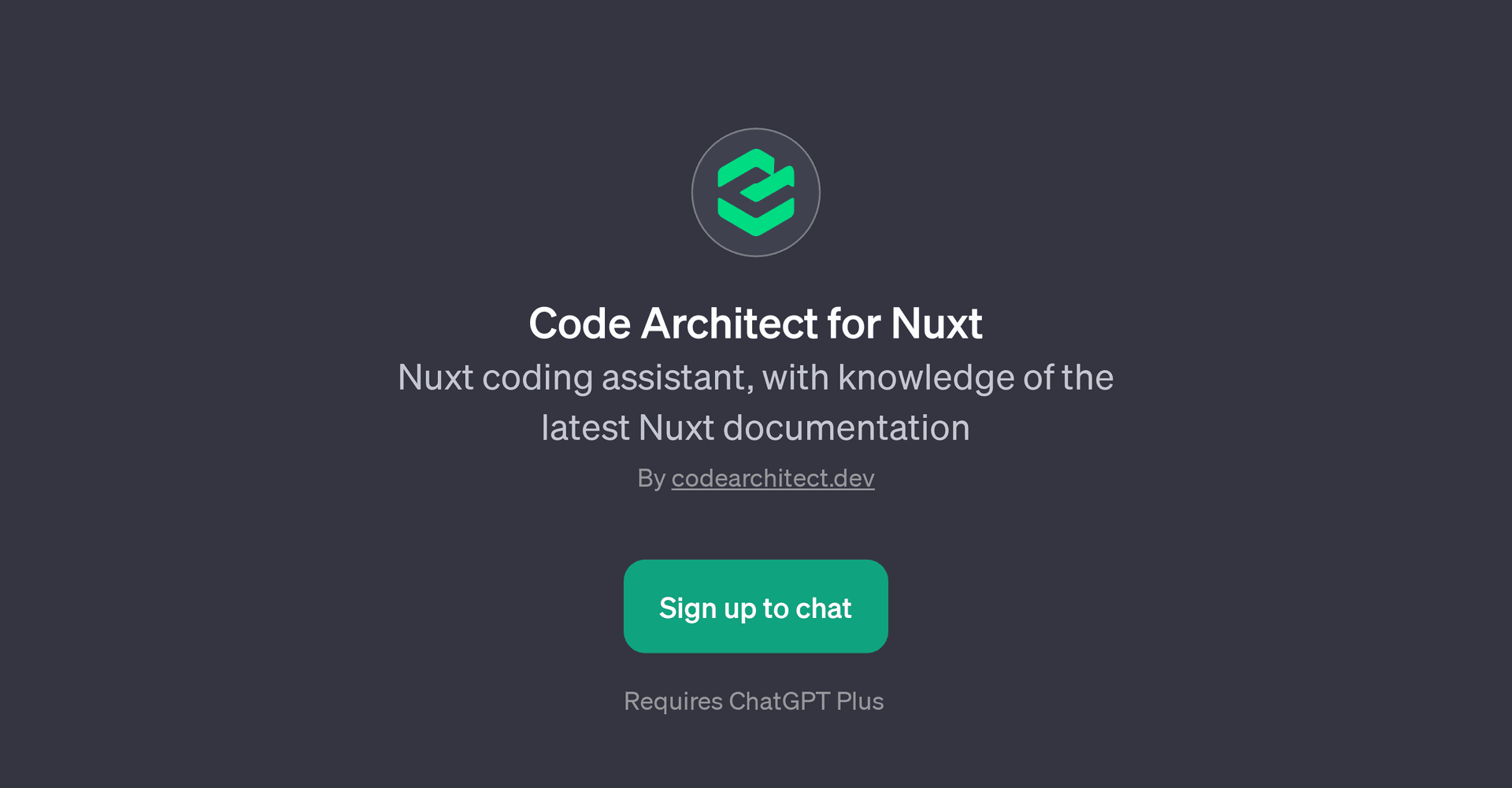 Code Architect for Nuxt