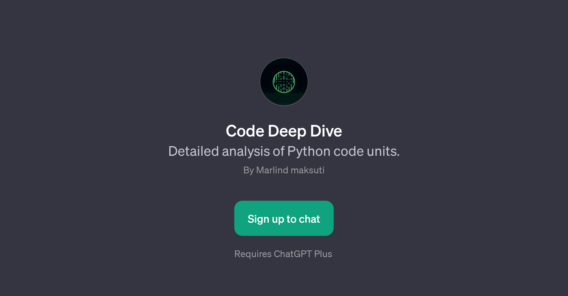 Code Deep Dive