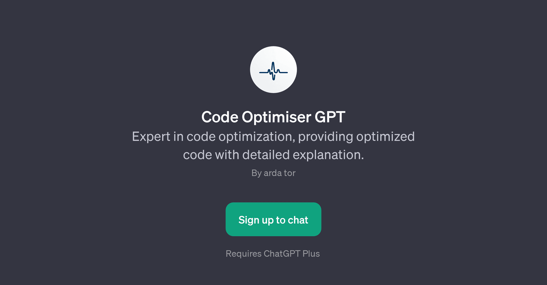 Code Optimiser GPT