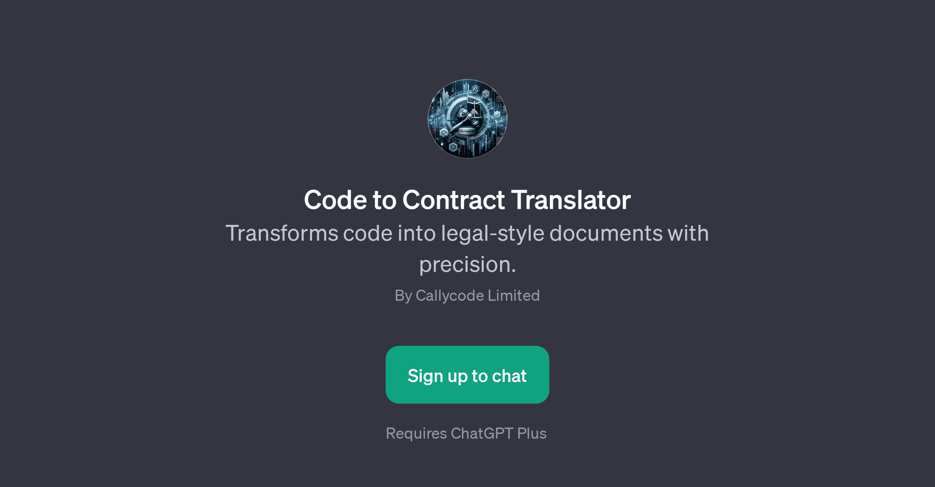 Code to Contract Translator