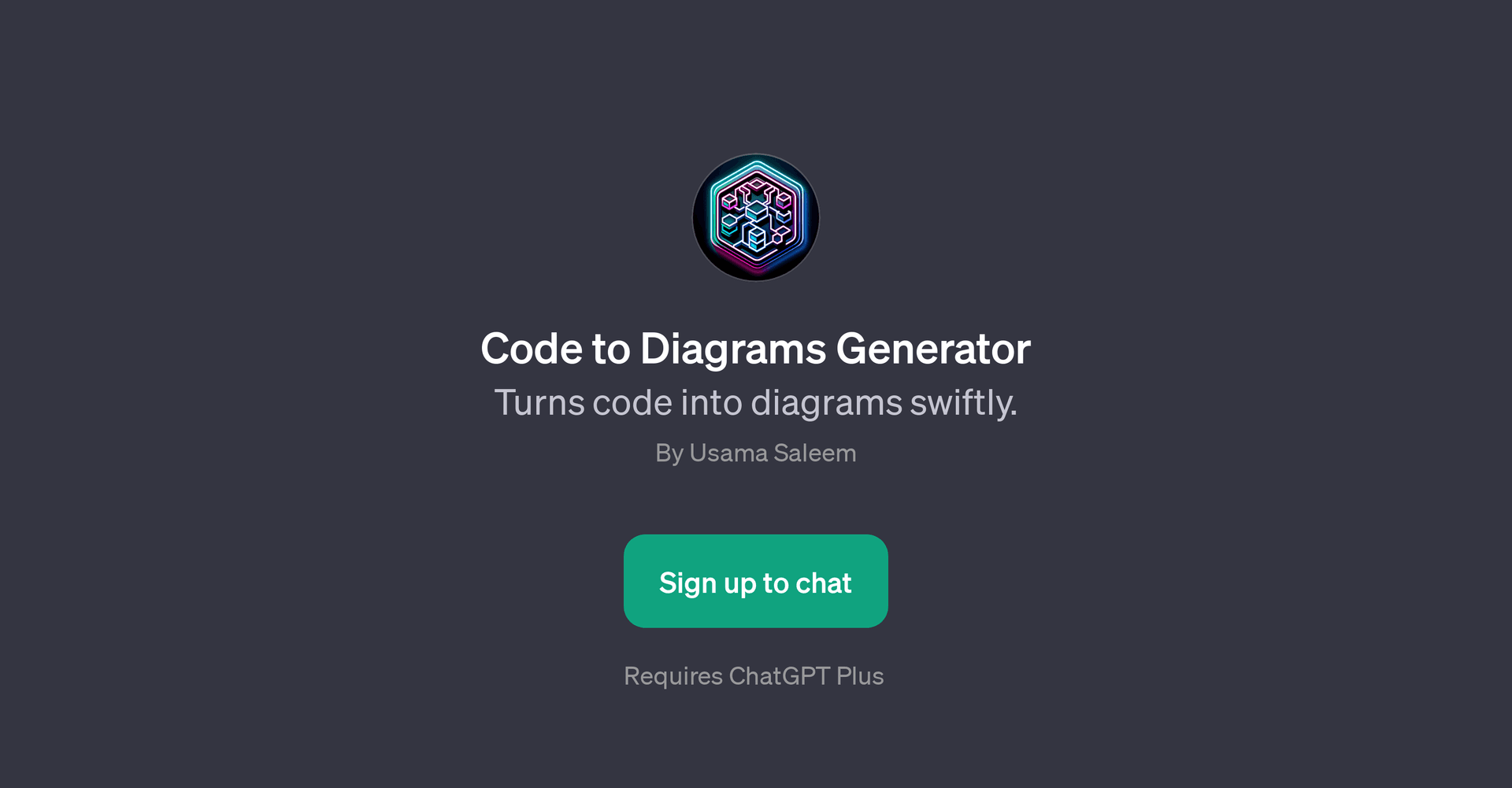Code to Diagrams Generator