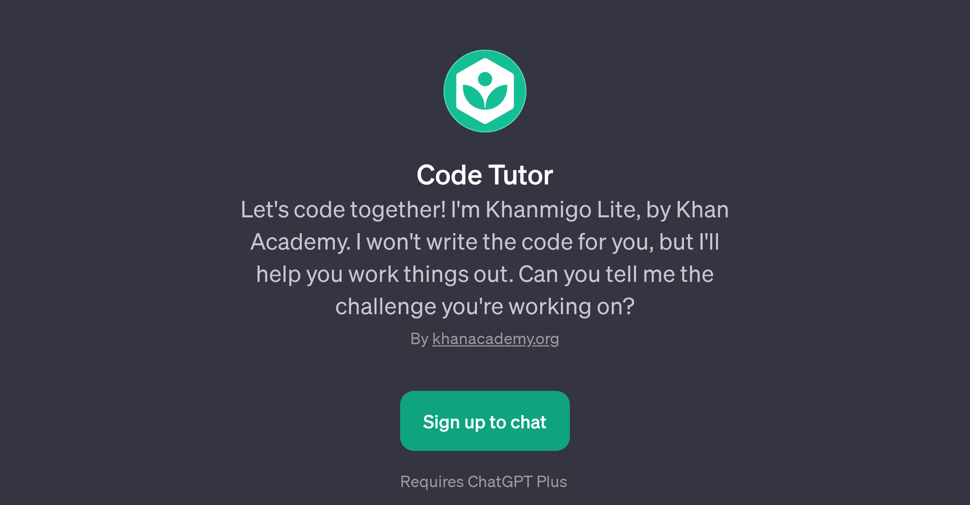Code Tutor