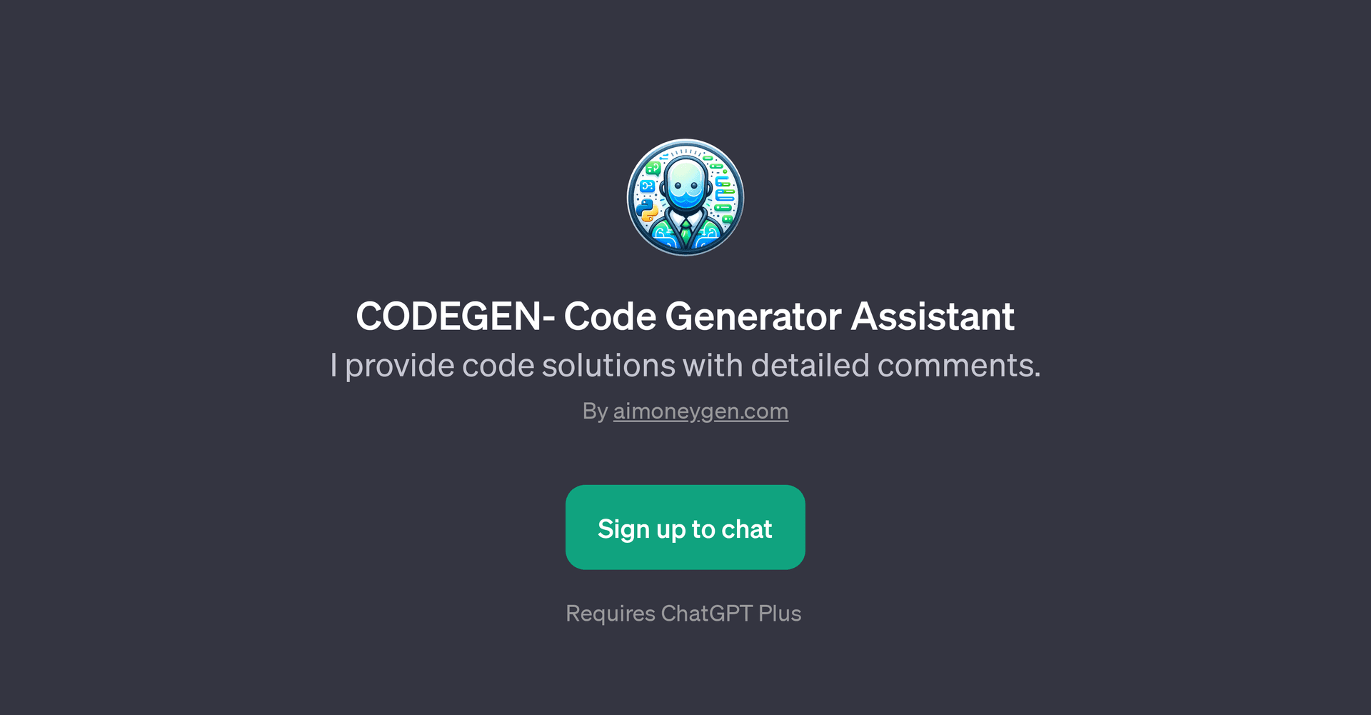 CODEGEN- Code Generator Assistant