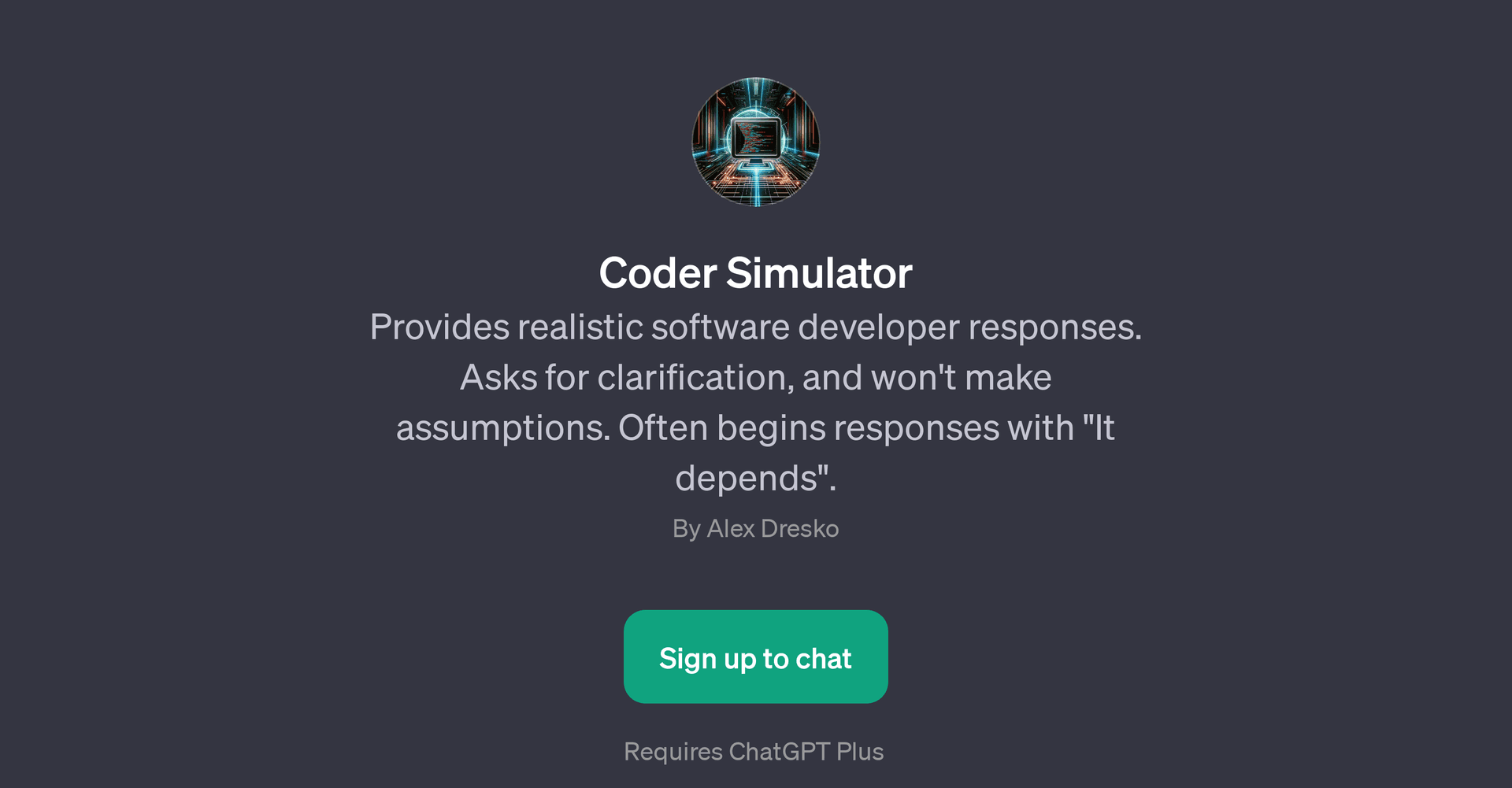 Coder Simulator