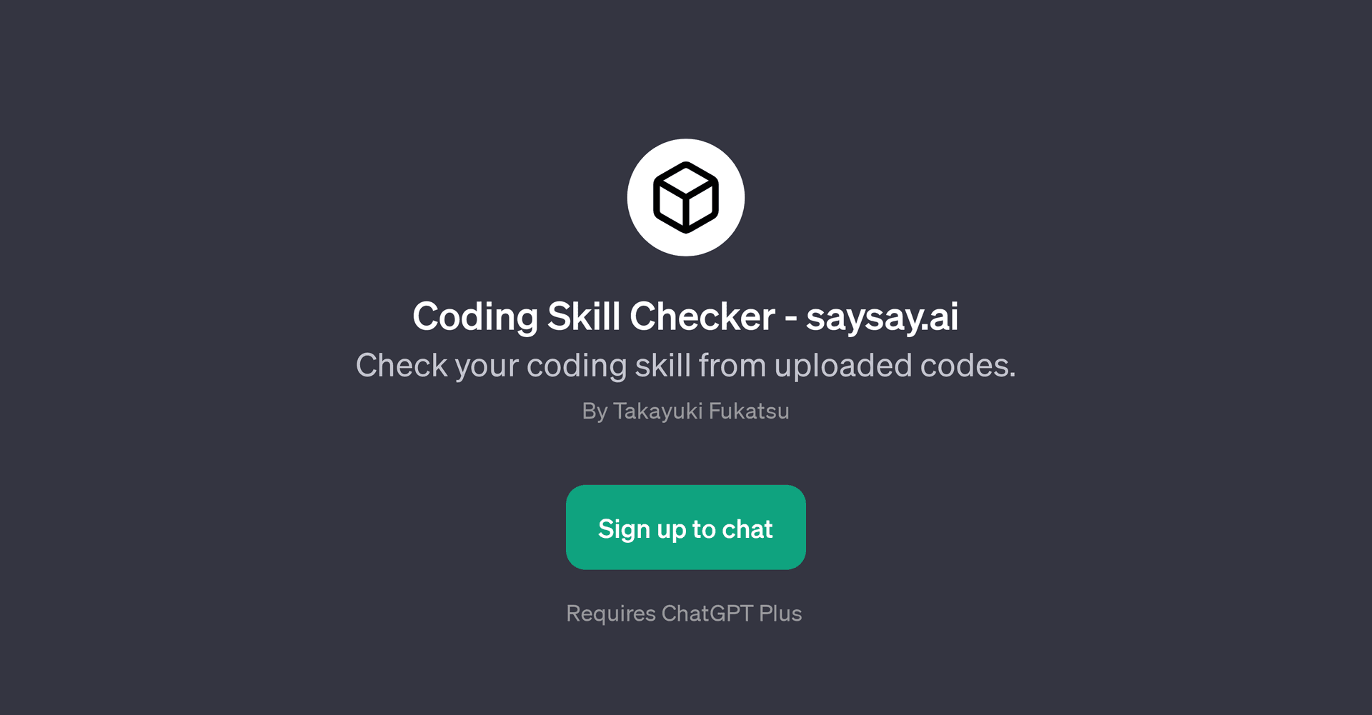 Coding Skill Checker - saysay.ai