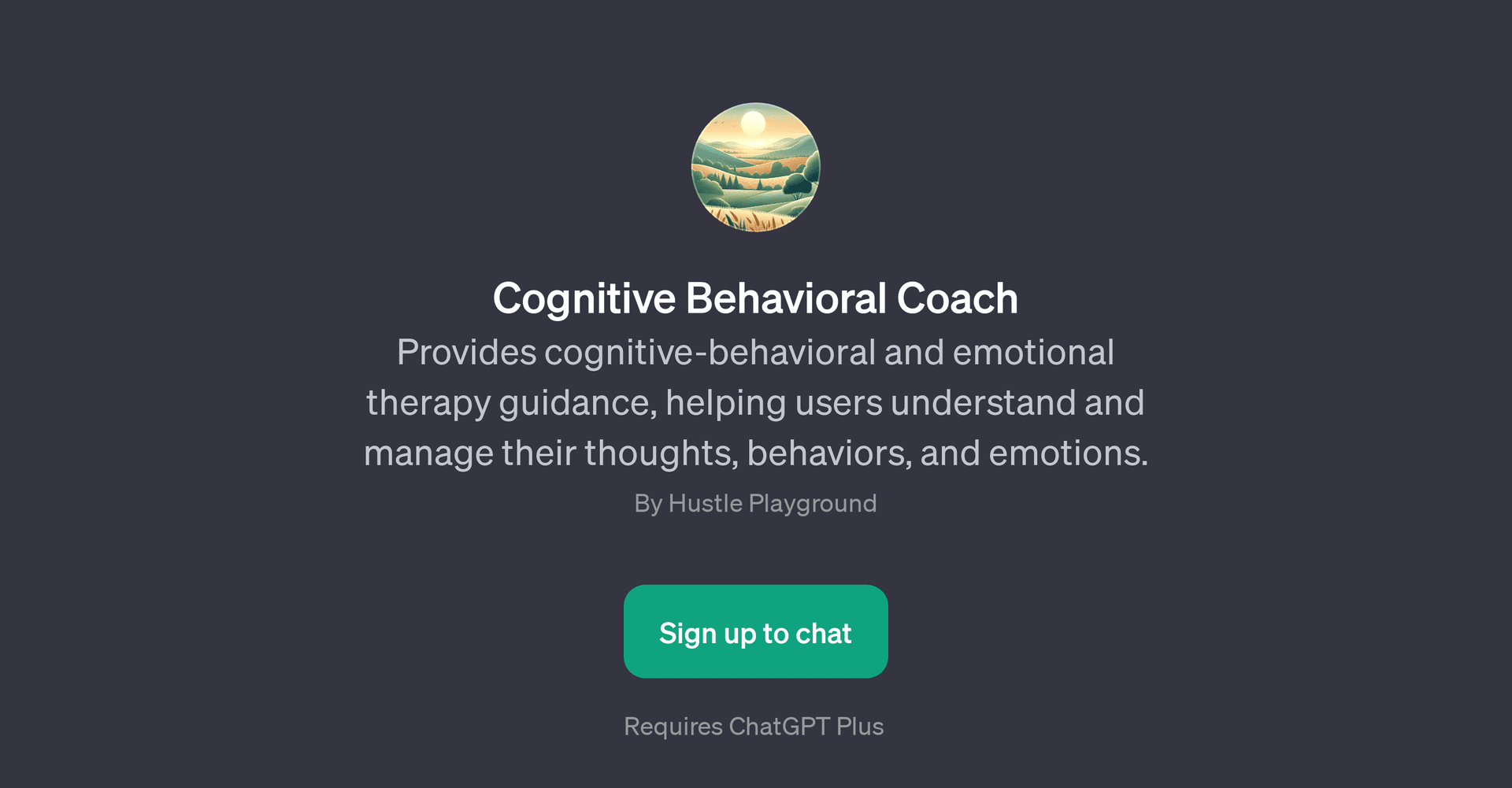 Cognitive Behavioral Coach