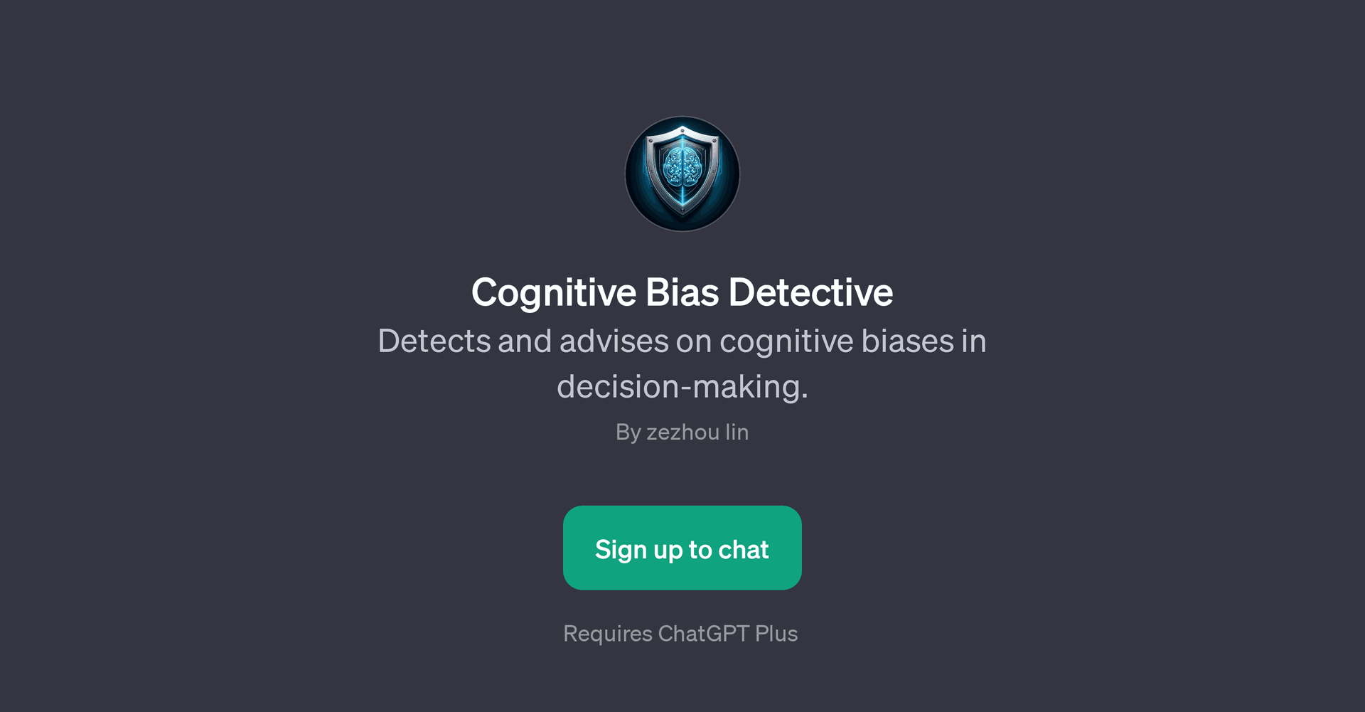 Cognitive Bias Detective