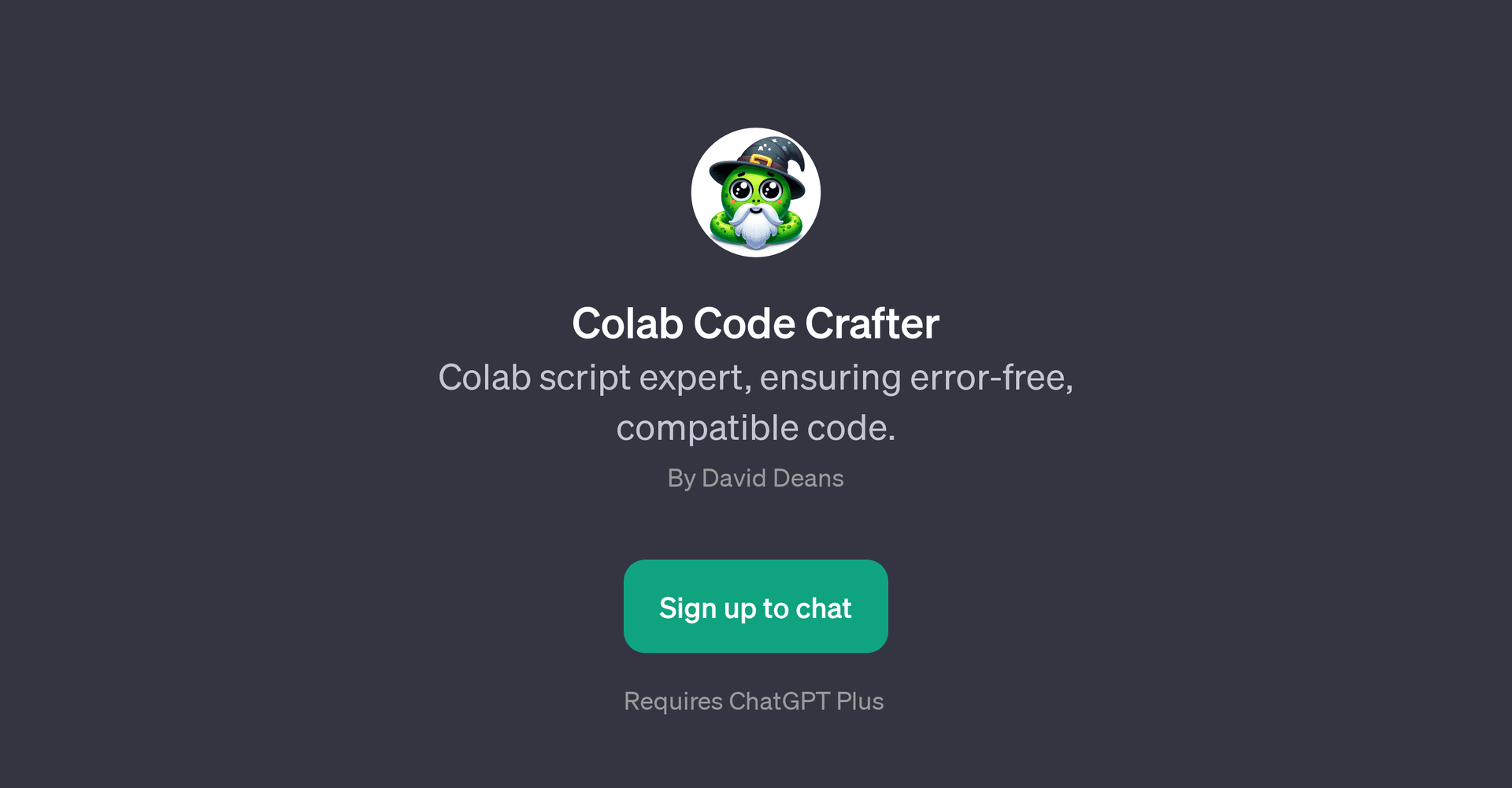 Colab Code Crafter