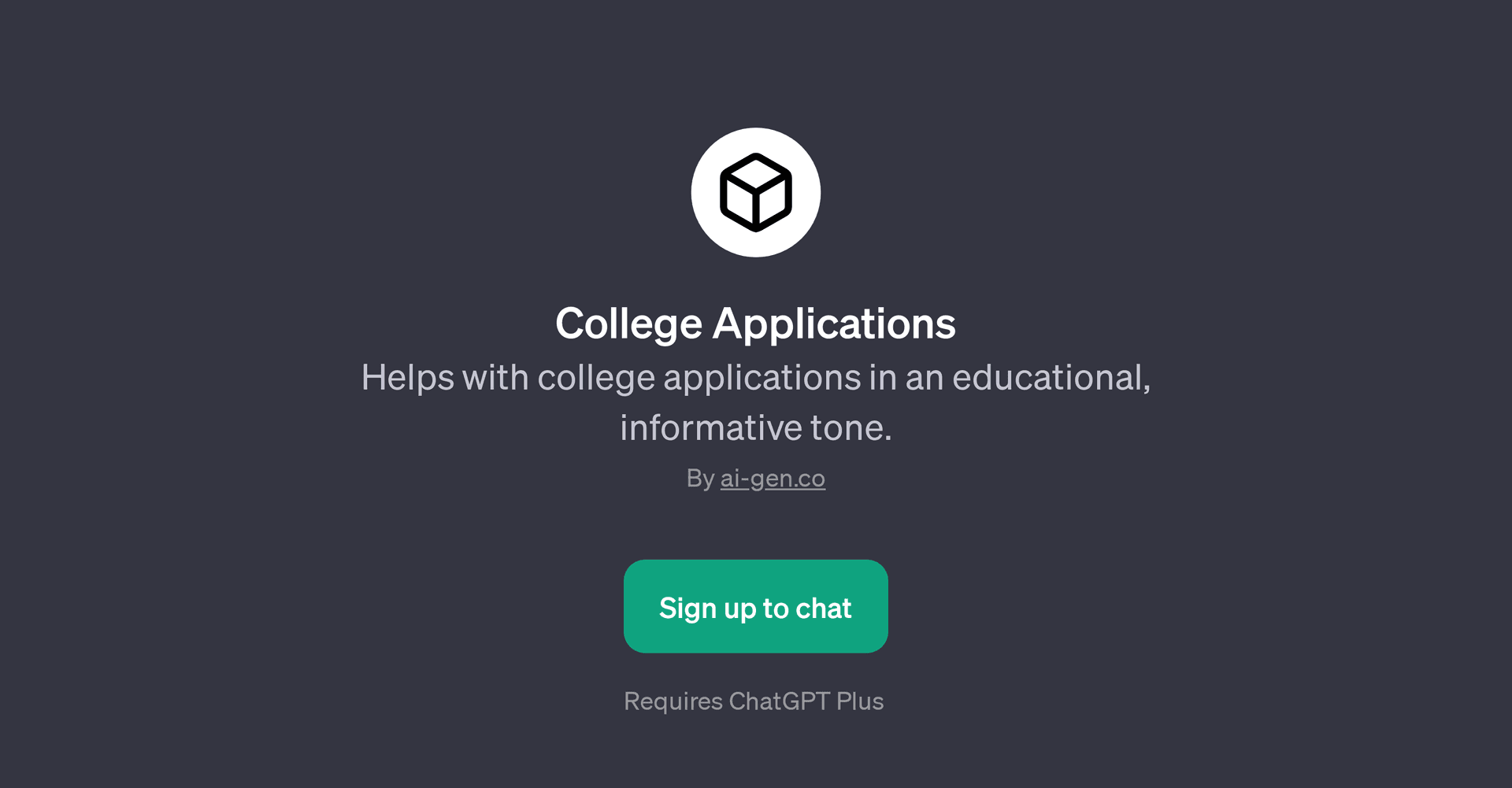 College Applications