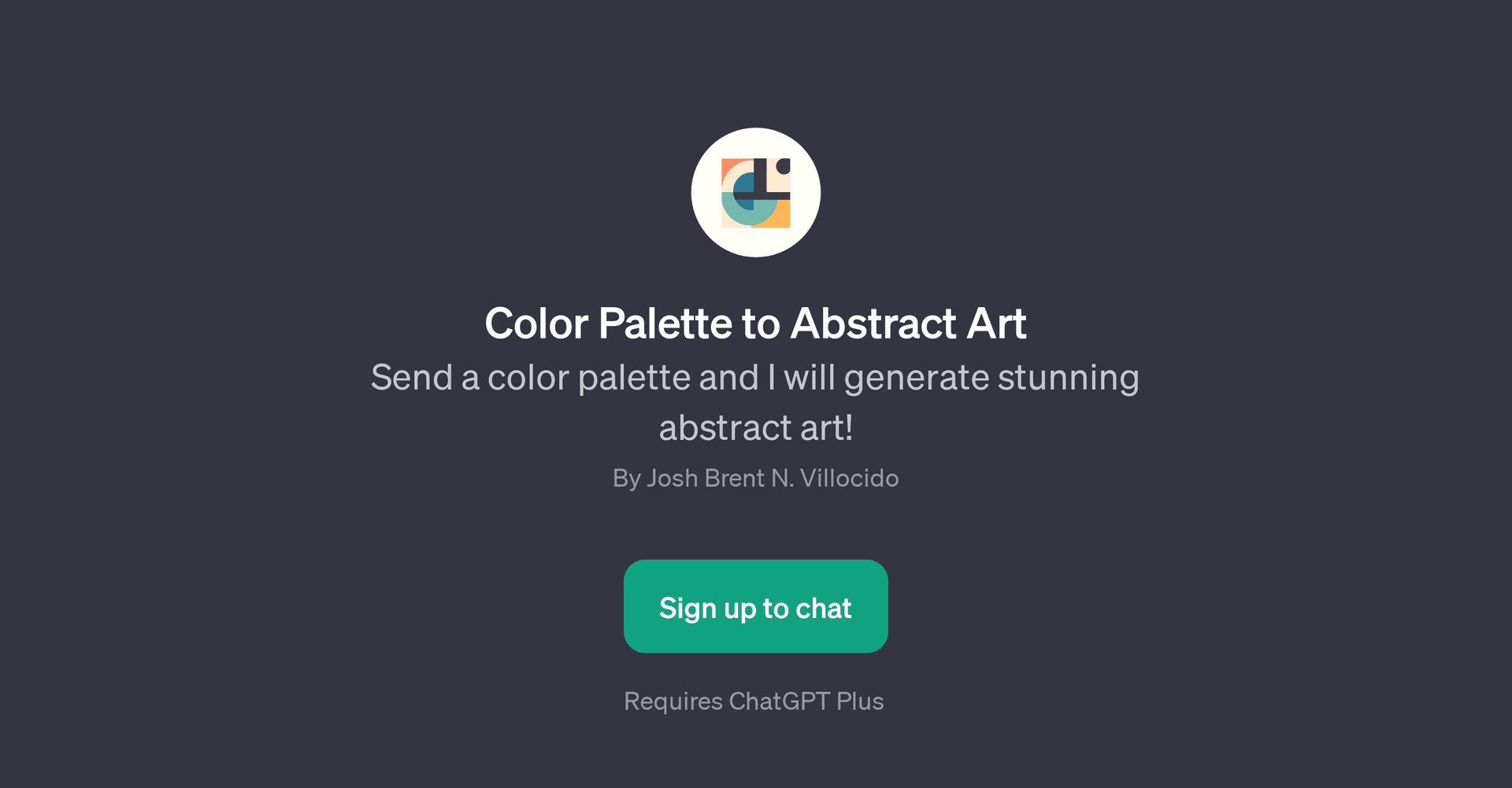 Color Palette to Abstract Art