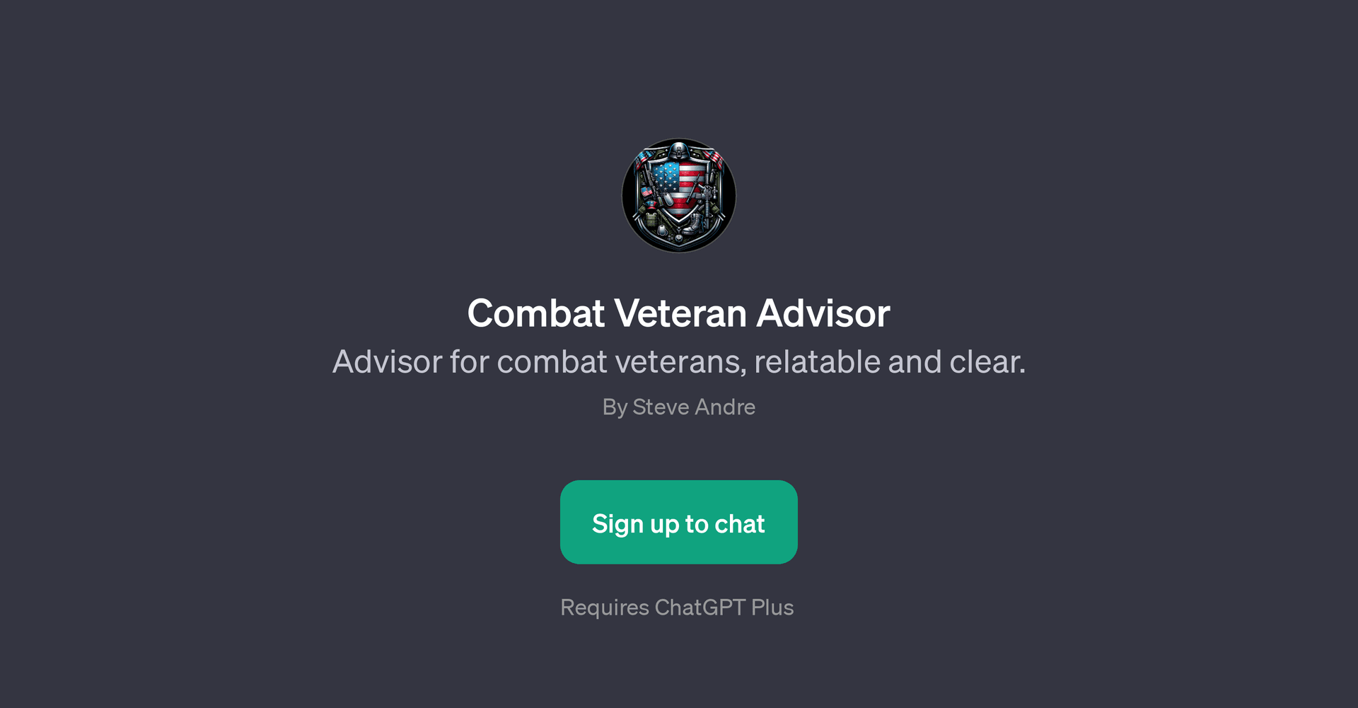 Combat Veteran Advisor