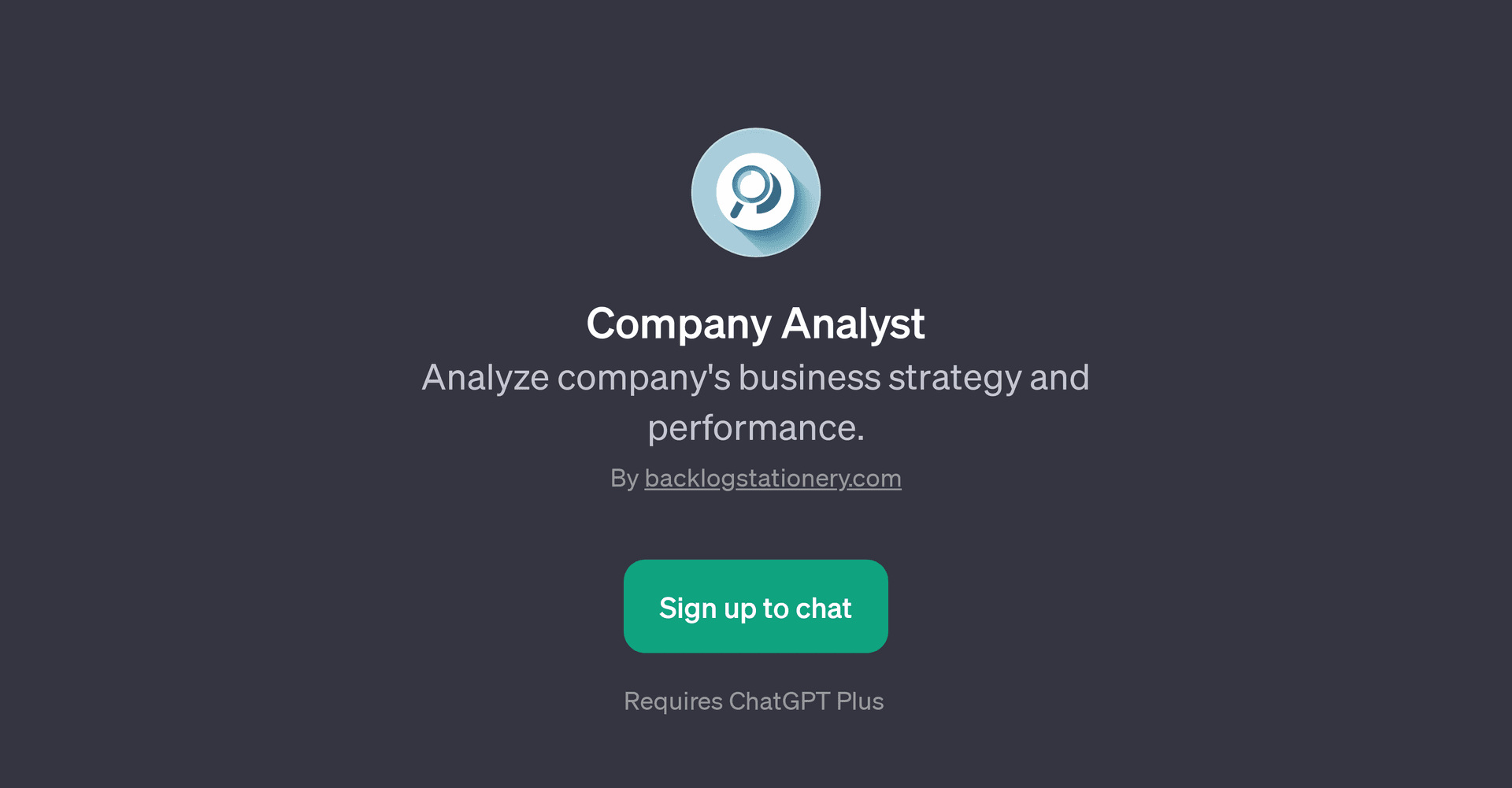 Company Analyst