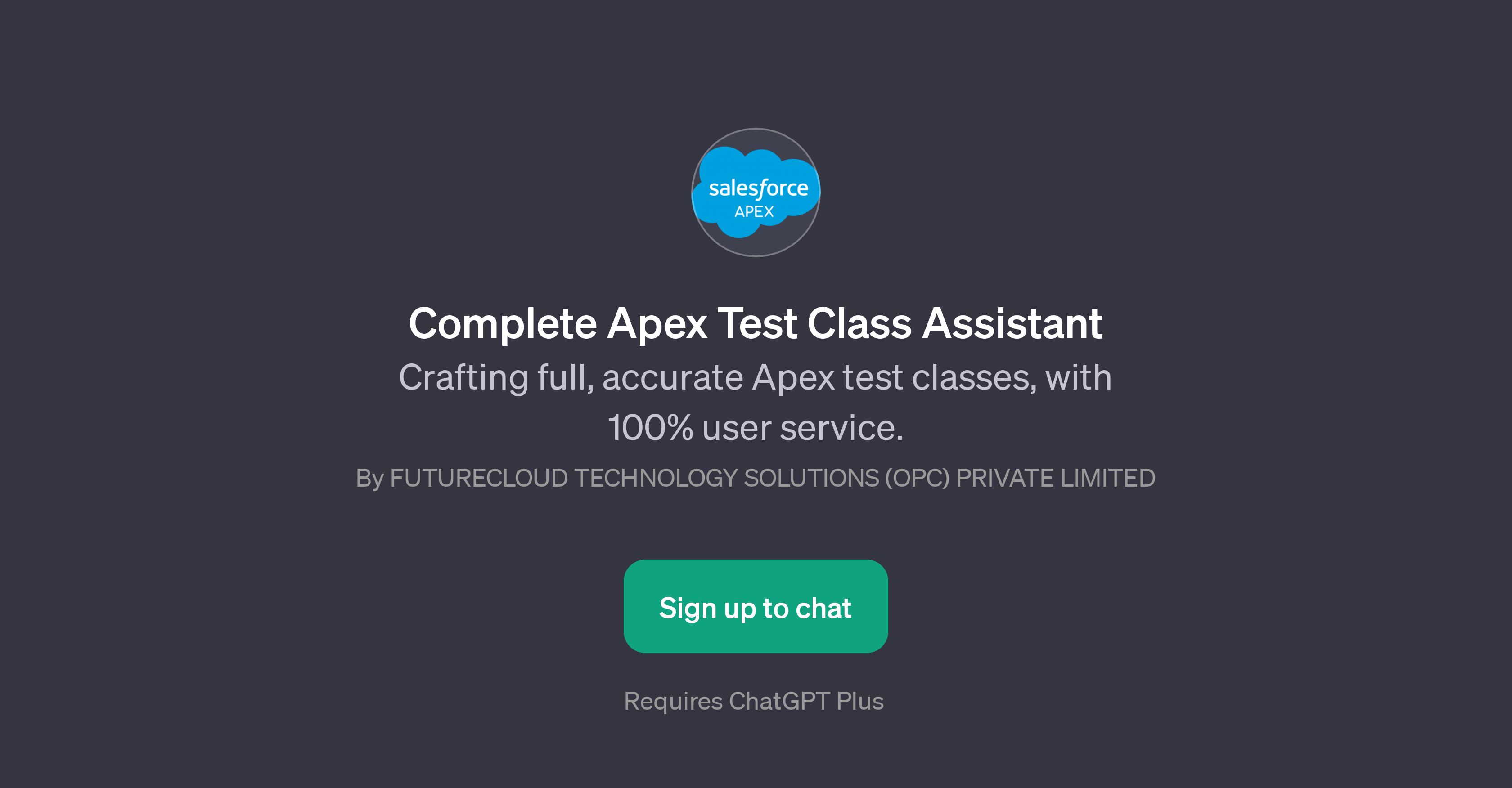 Complete Apex Test Class Assistant