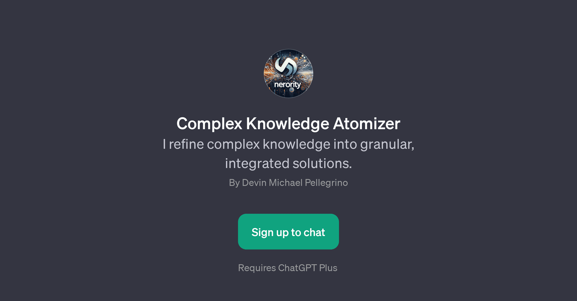 Complex Knowledge Atomizer