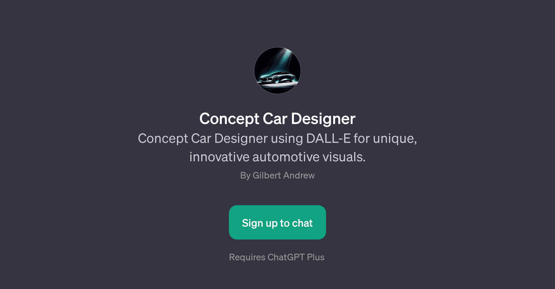 Concept Car Designer