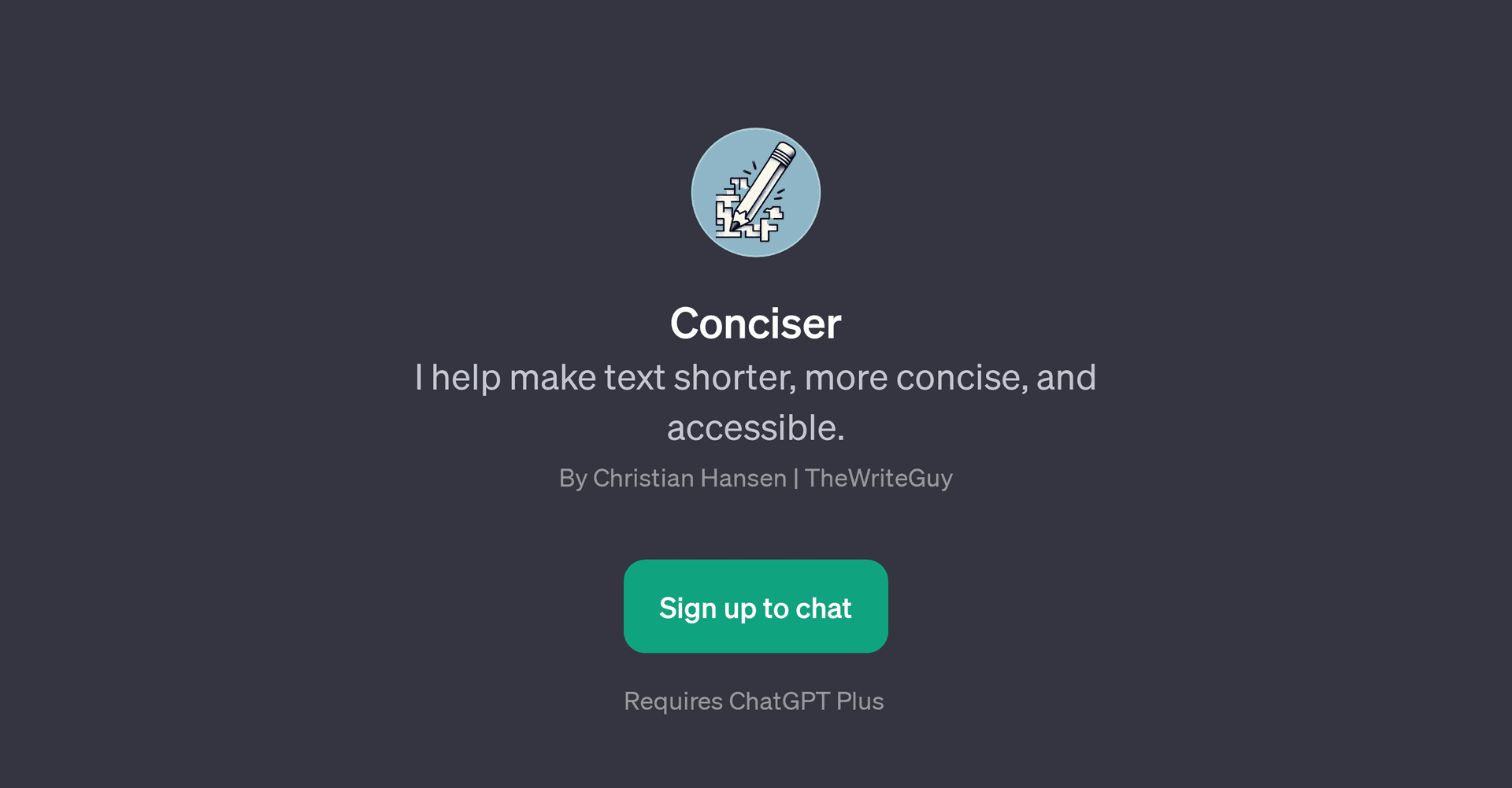 Conciser