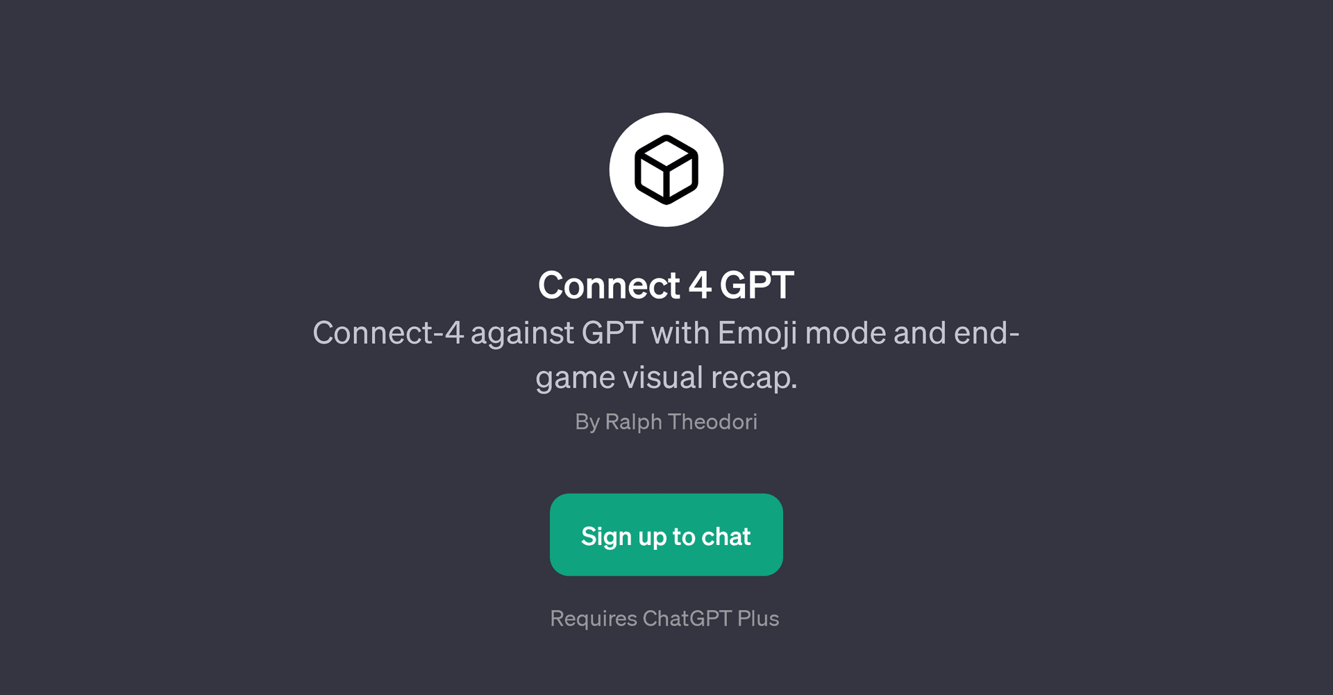 Connect 4 GPT