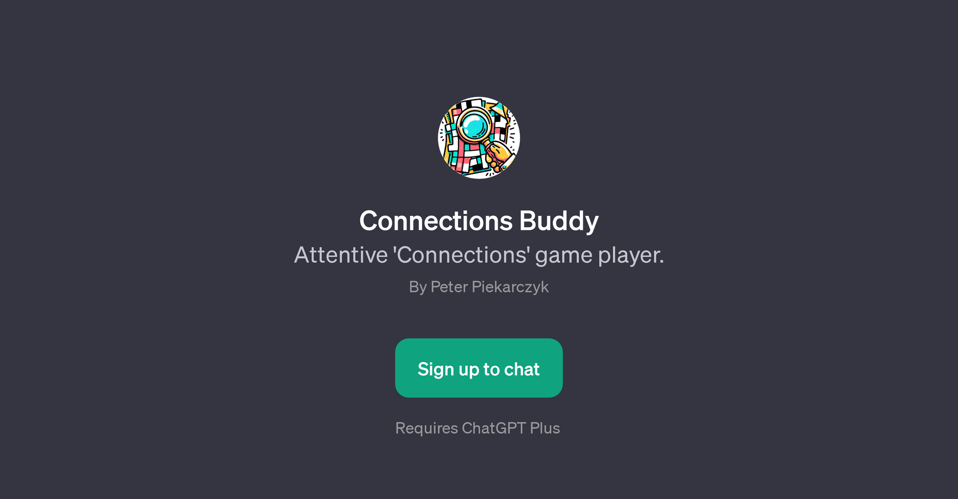 Connections Buddy