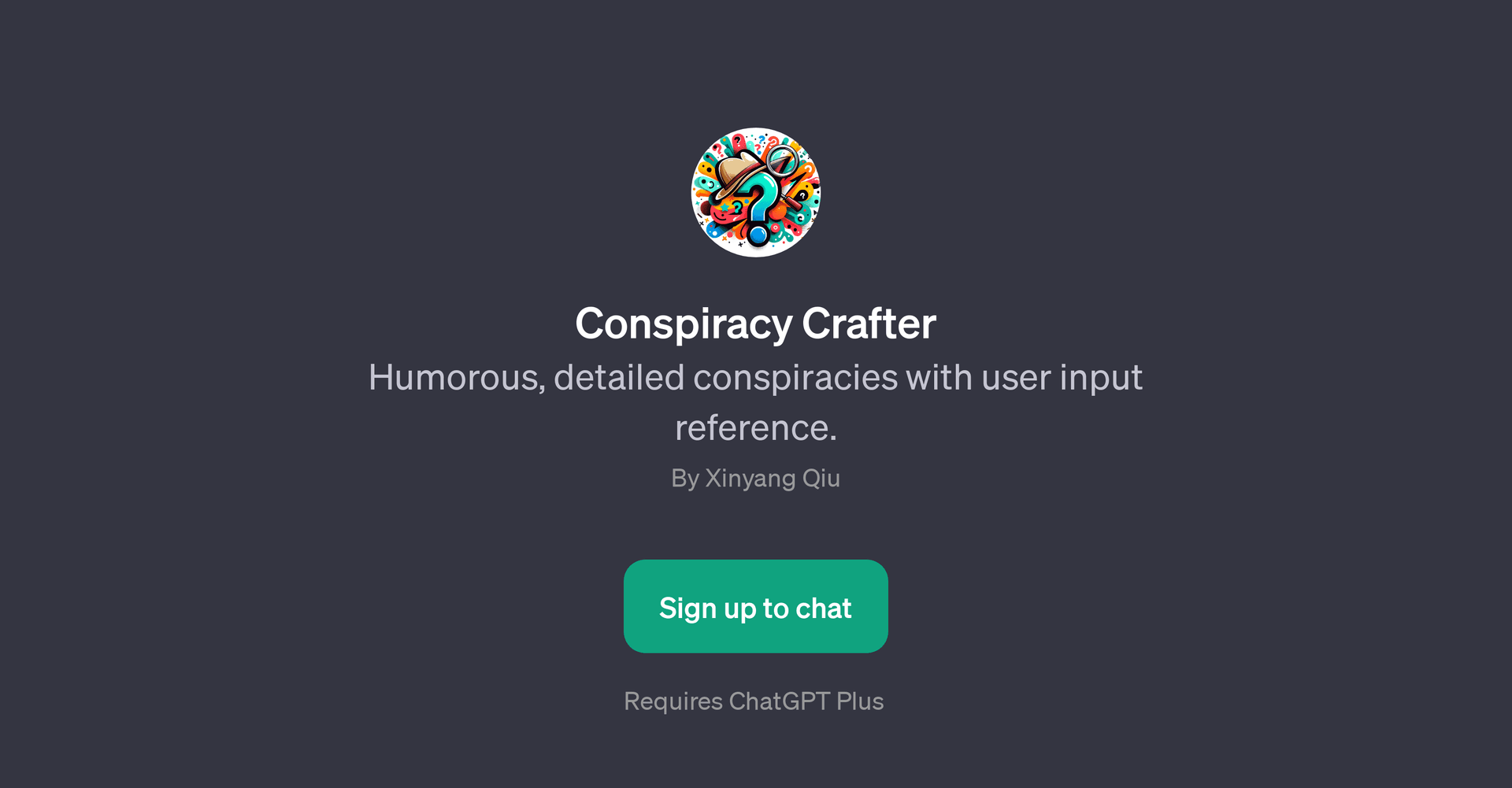 Conspiracy Crafter