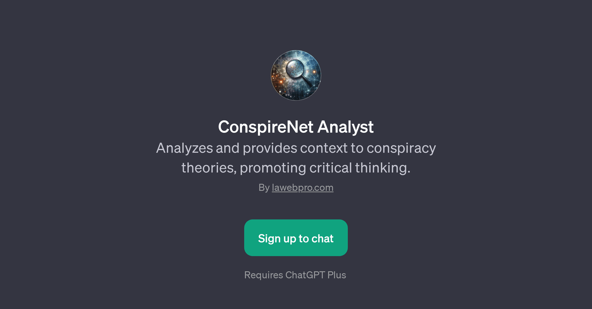ConspireNet Analyst